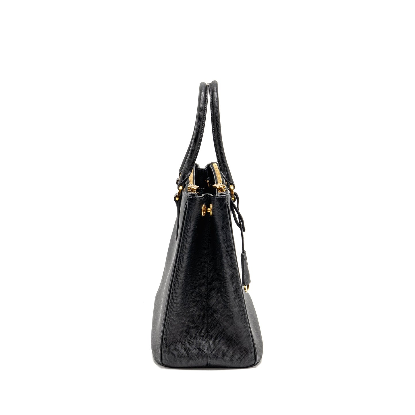 Prada Large Saffiano Tote Purse Galleria Saffiano Leather Black