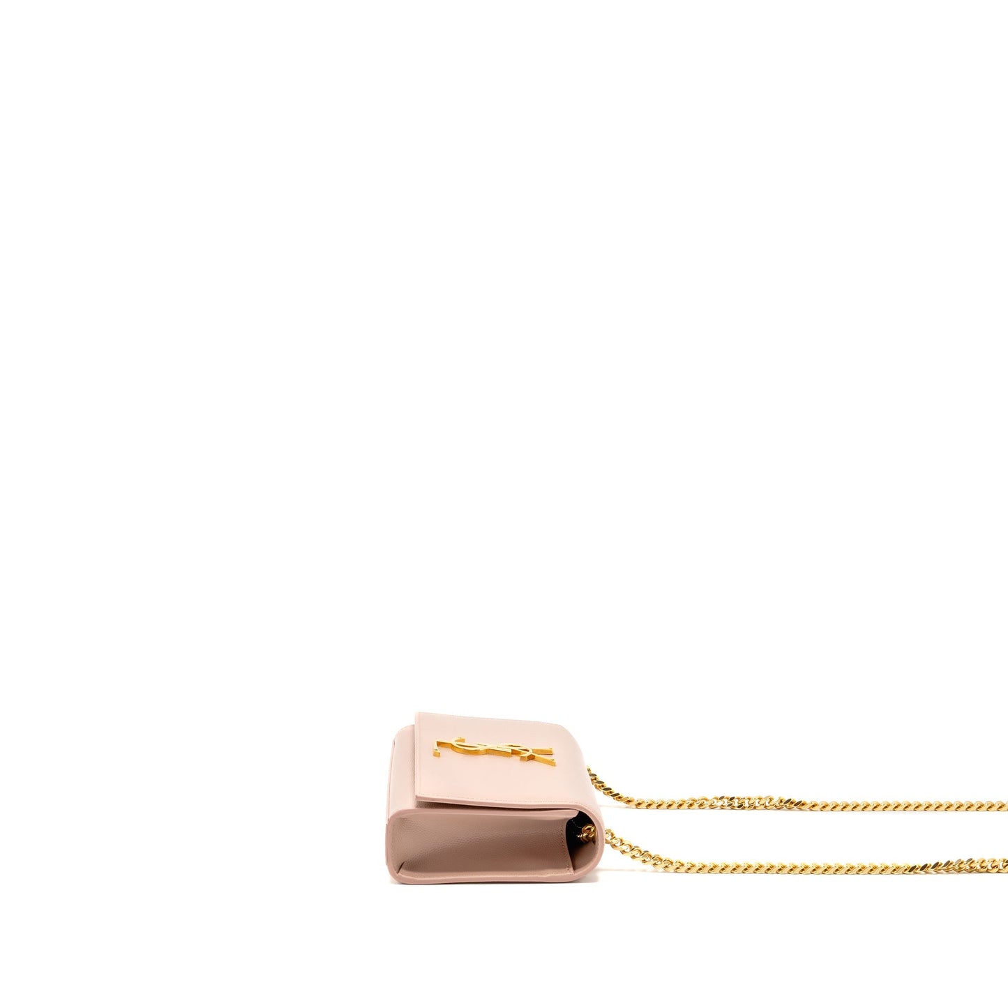 Saint Laurent/ Small Mini Purse Calfskin Pale Pink