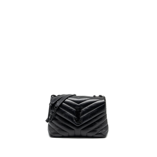 Saint Laurent/ Small Loulou Purse Calfskin So Black