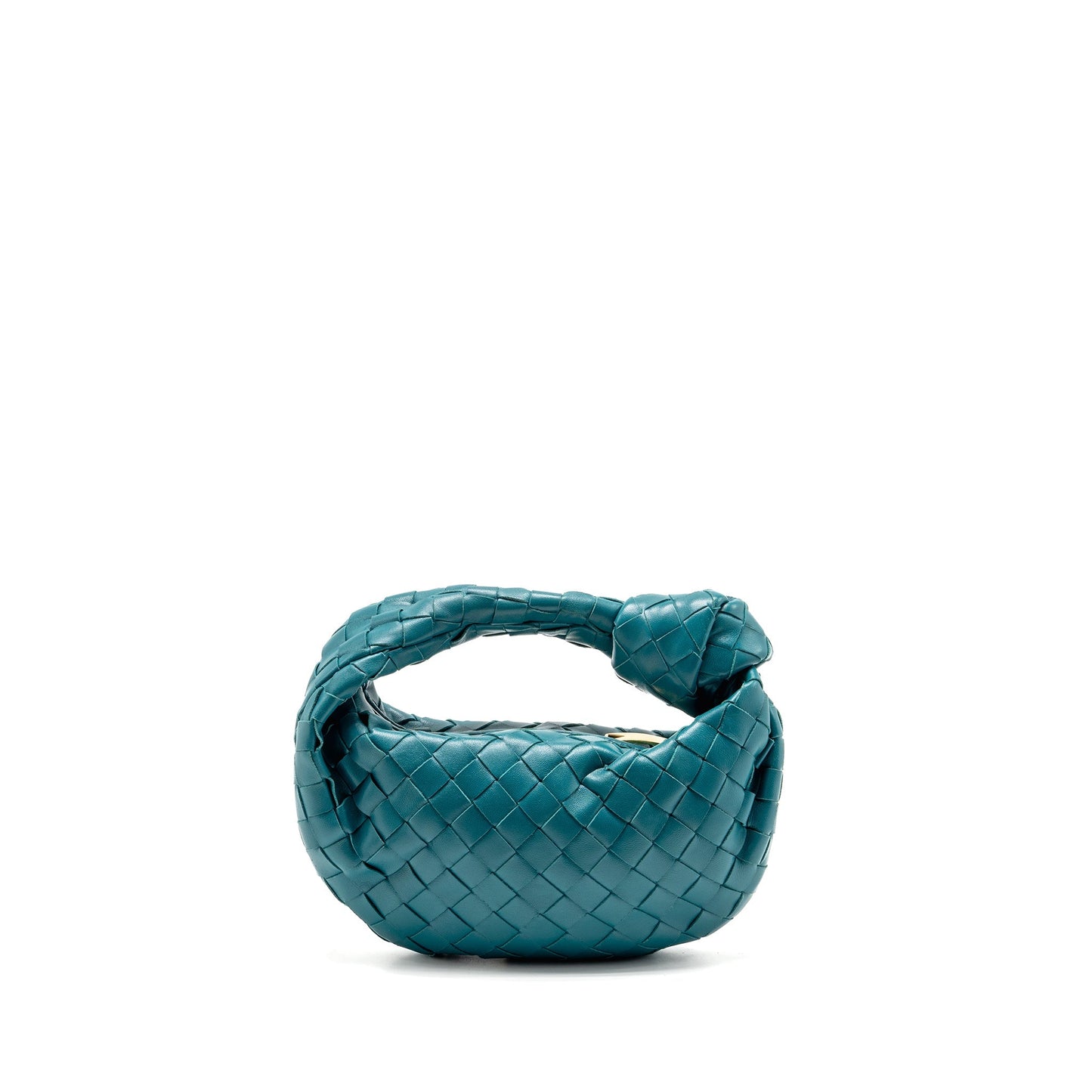 Bottega Veneta Mini Jodie Lambskin Blue