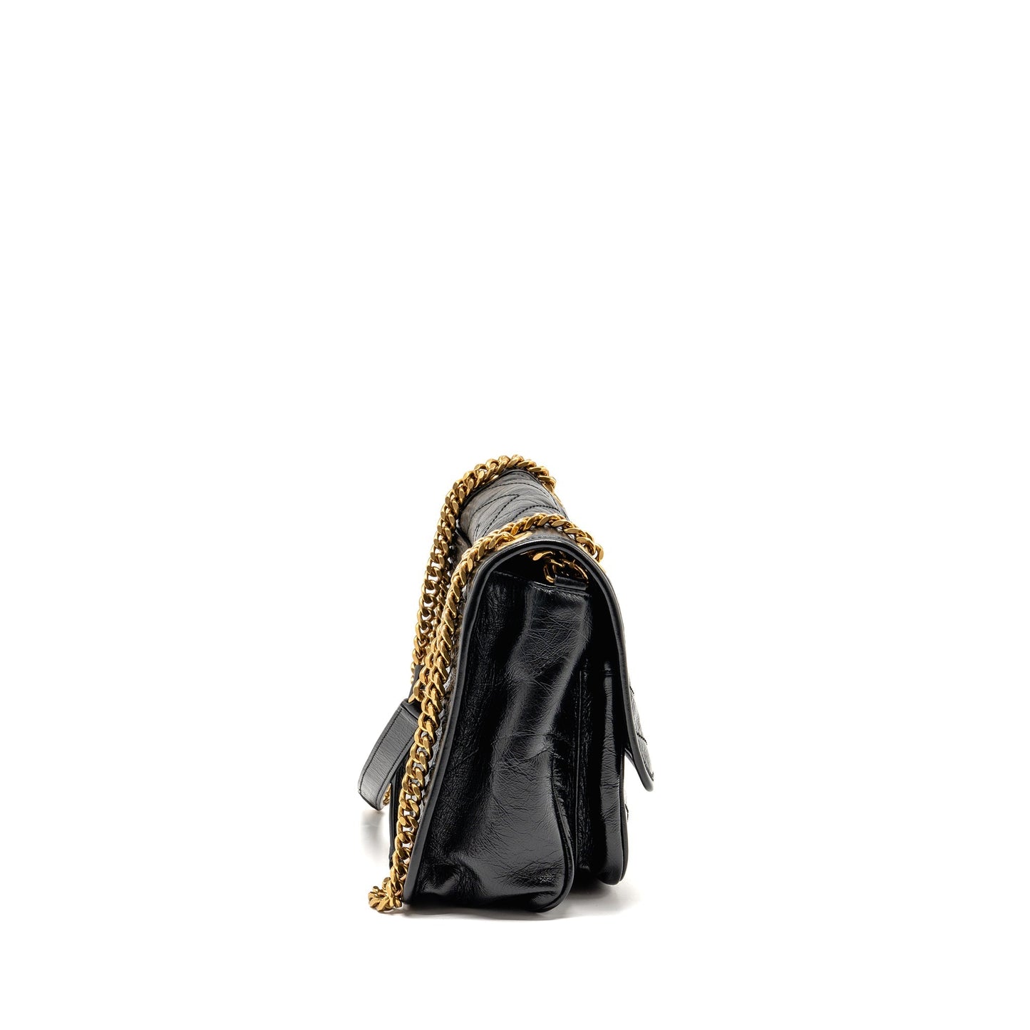 Saint Laurent/ Medium Niki Chain Purse Vintage Calfskin Black