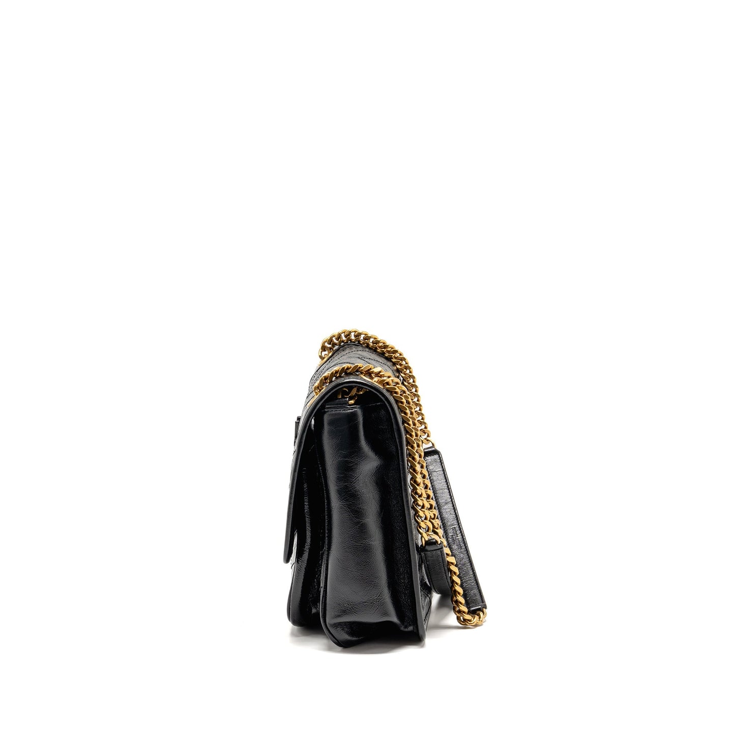 Saint Laurent/ Medium Niki Chain Purse Vintage Calfskin Black