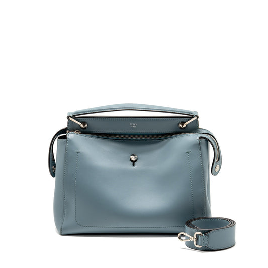 Fendi Dotcom Purse calfskin blue