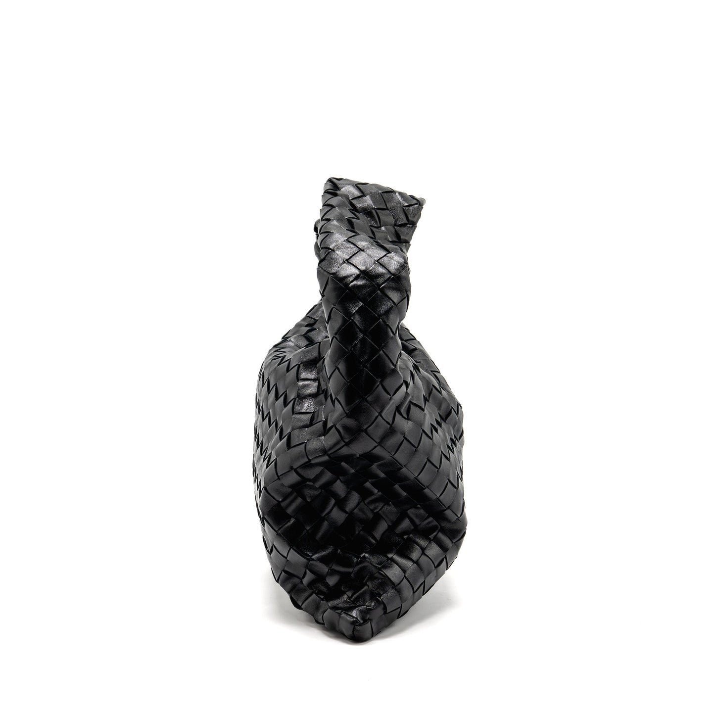 Bottega Veneta Hop Purse Calfskin Black