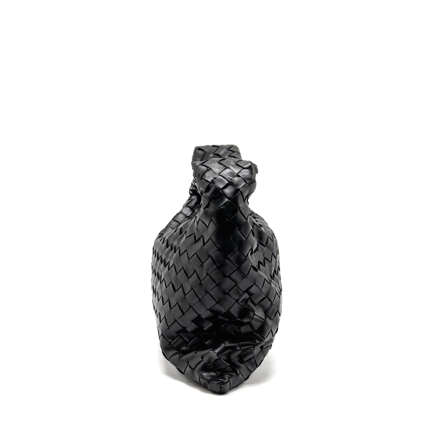 Bottega Veneta Hop Purse Calfskin Black
