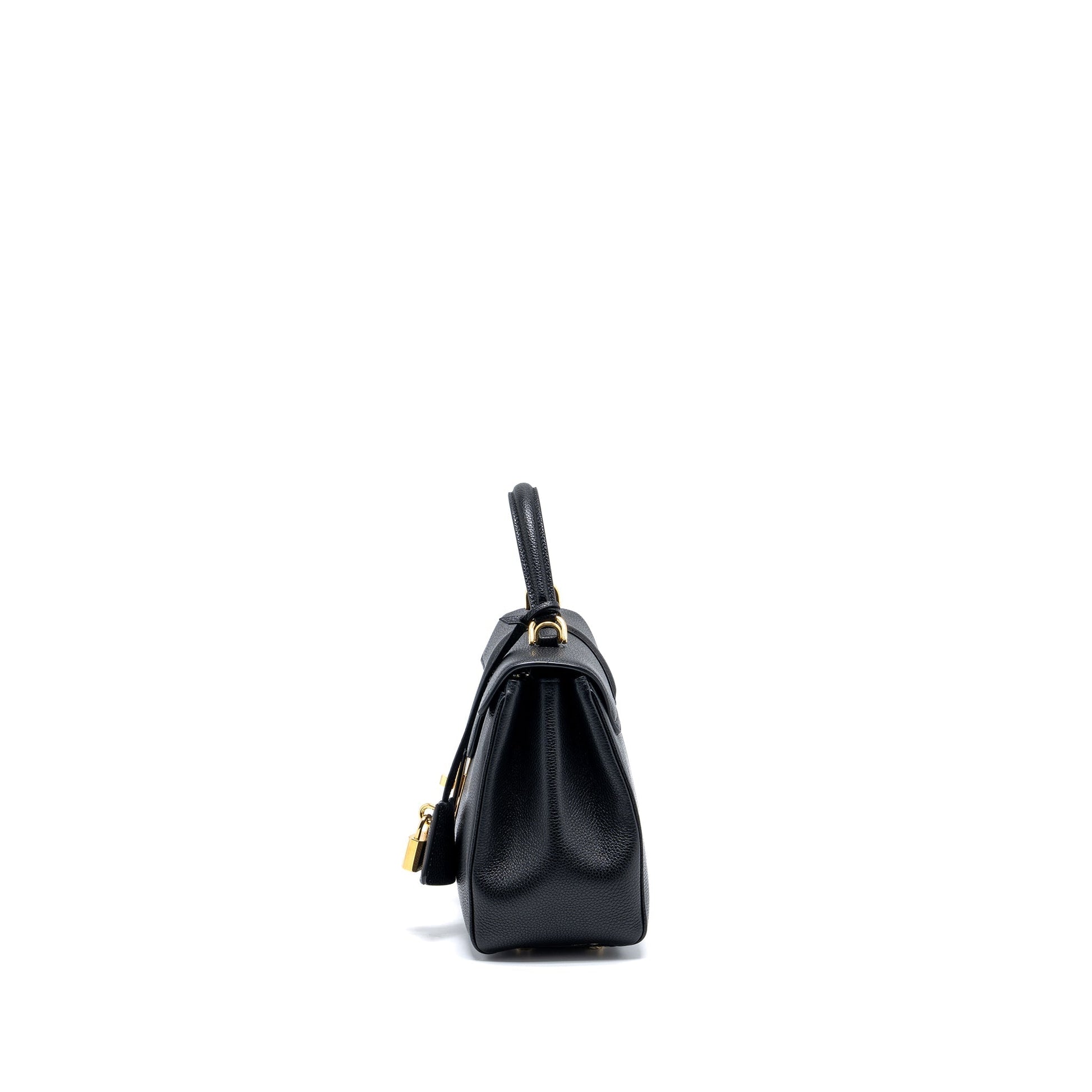 Celine Small Bag Grained Calfskin Black GHW