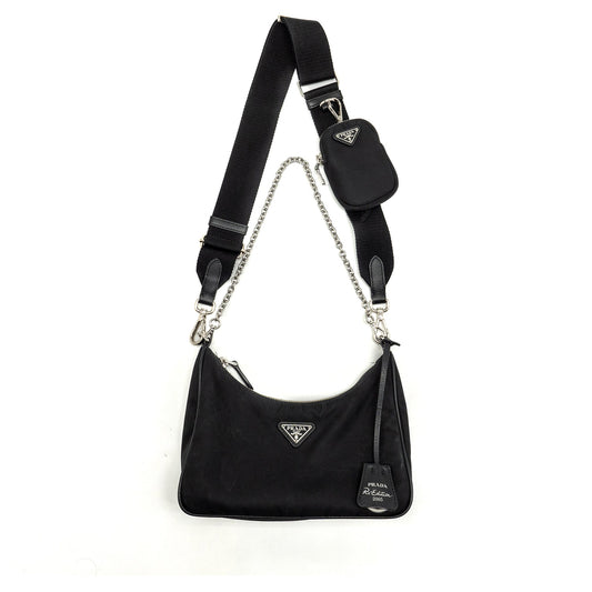 Prada Re-Edtion 2005 Purse Nylon Black