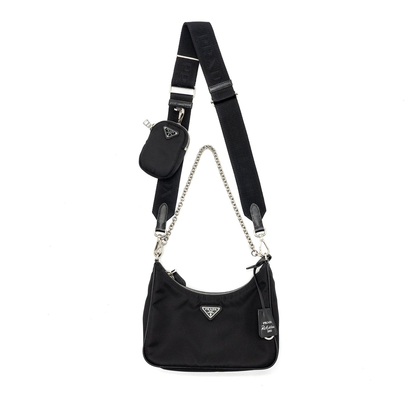 Prada re-edition 2005 re-nylon Purse black