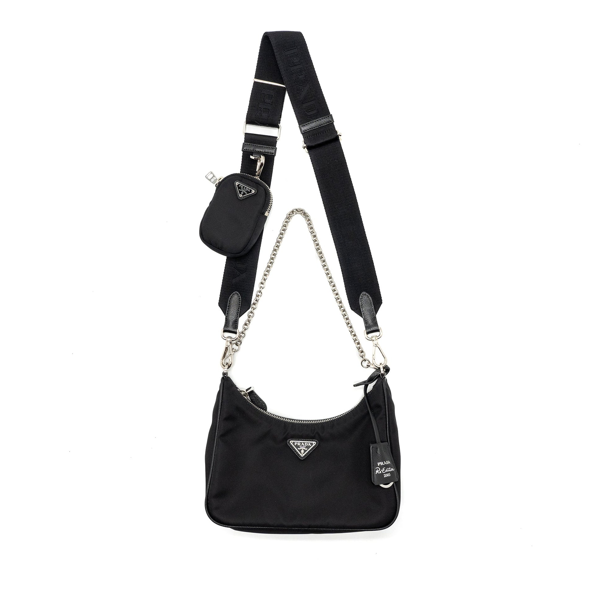 Prada re-edition 2005 re-nylon Purse black