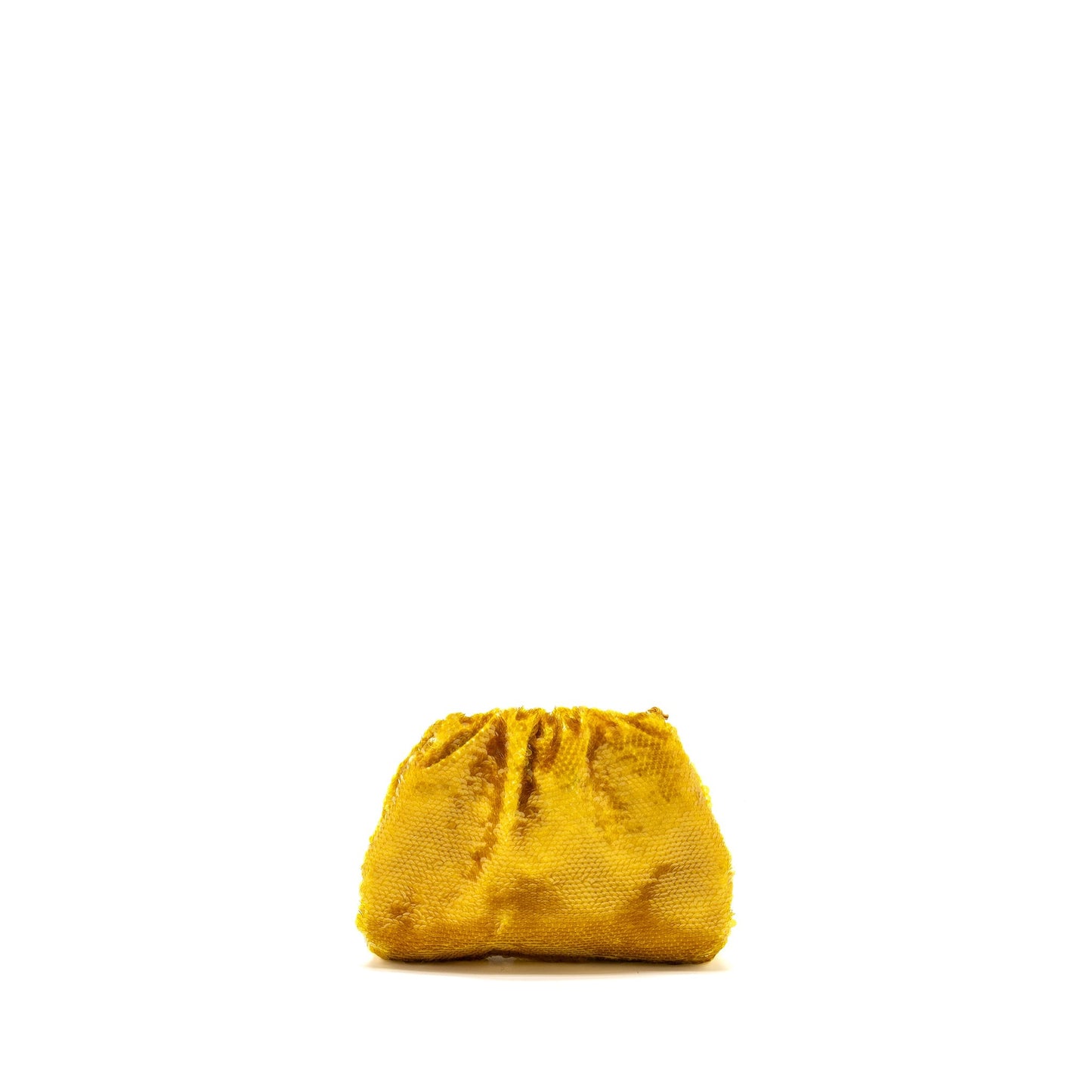 Bottega Veneta Mini Pouch Sequin Gold