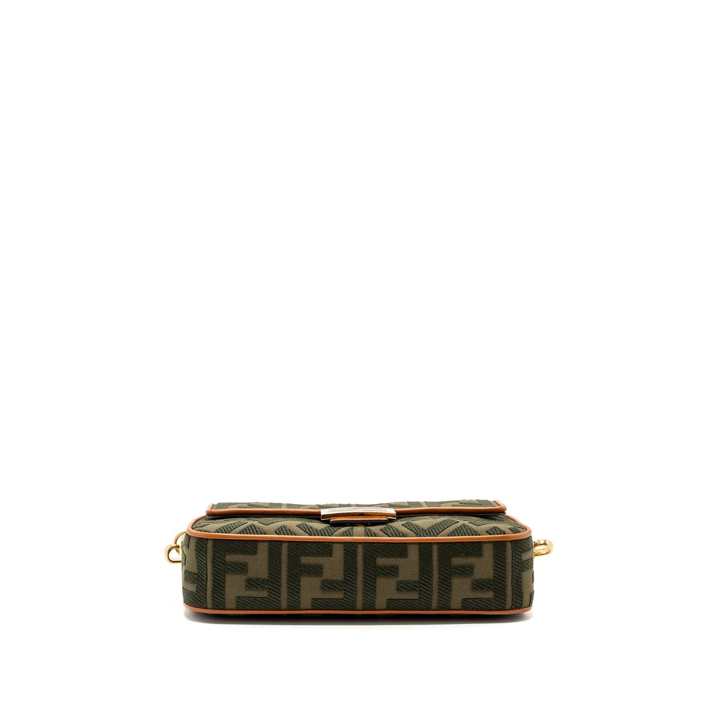 Fendi medium baguette Purse canvas / calfskin multicolor