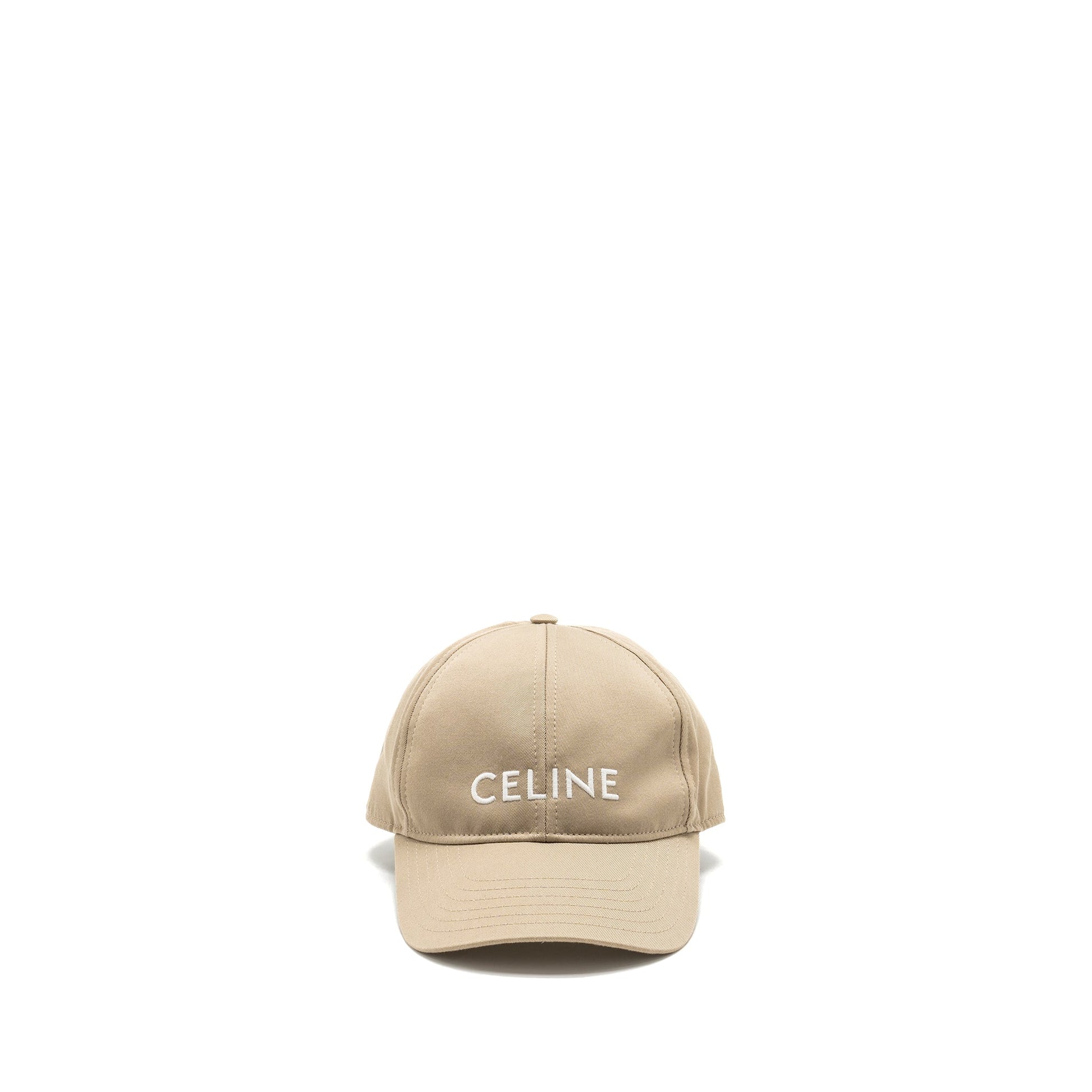 Celine Size M Baseball Cap Dark Champagne