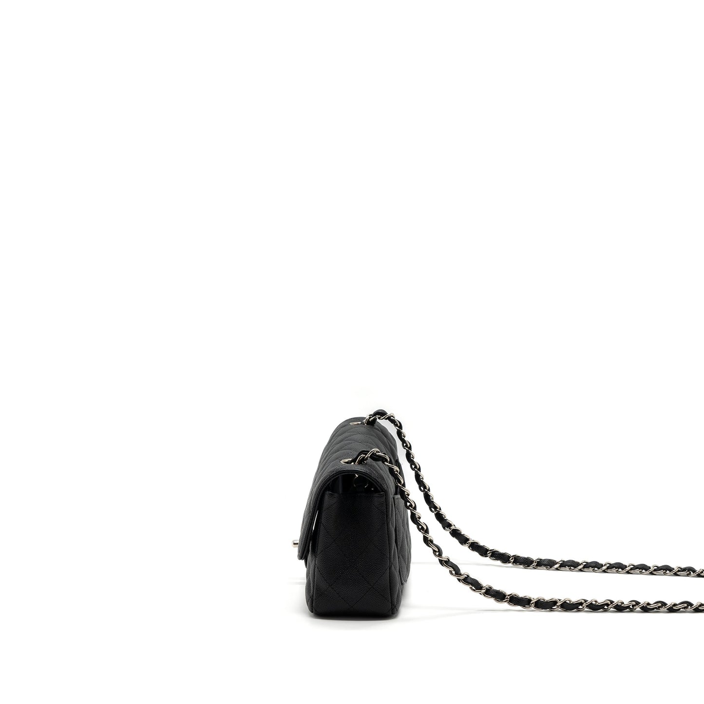 Chanel Classic Mini Rectangular Flap Bag Caviar Black