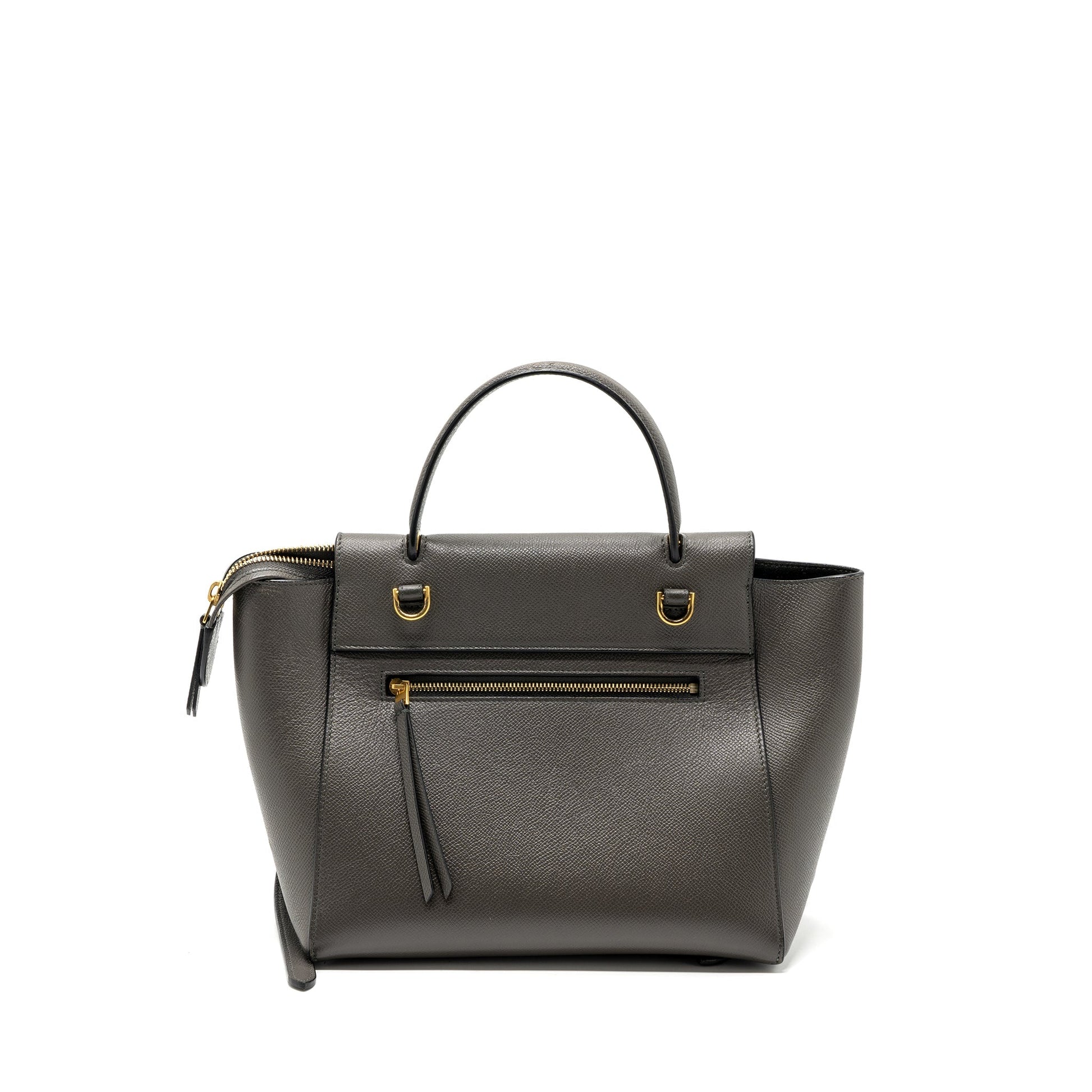 Celine micro belt bag calfskin grey GHW