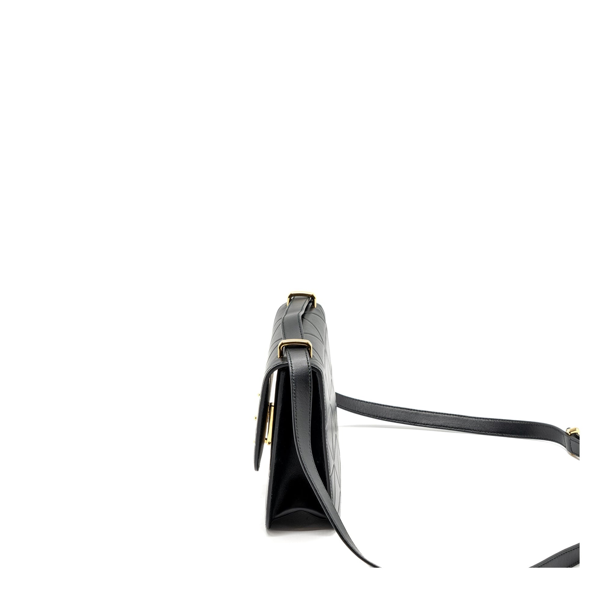 Prada Pattina in Pelle Calfskin Black