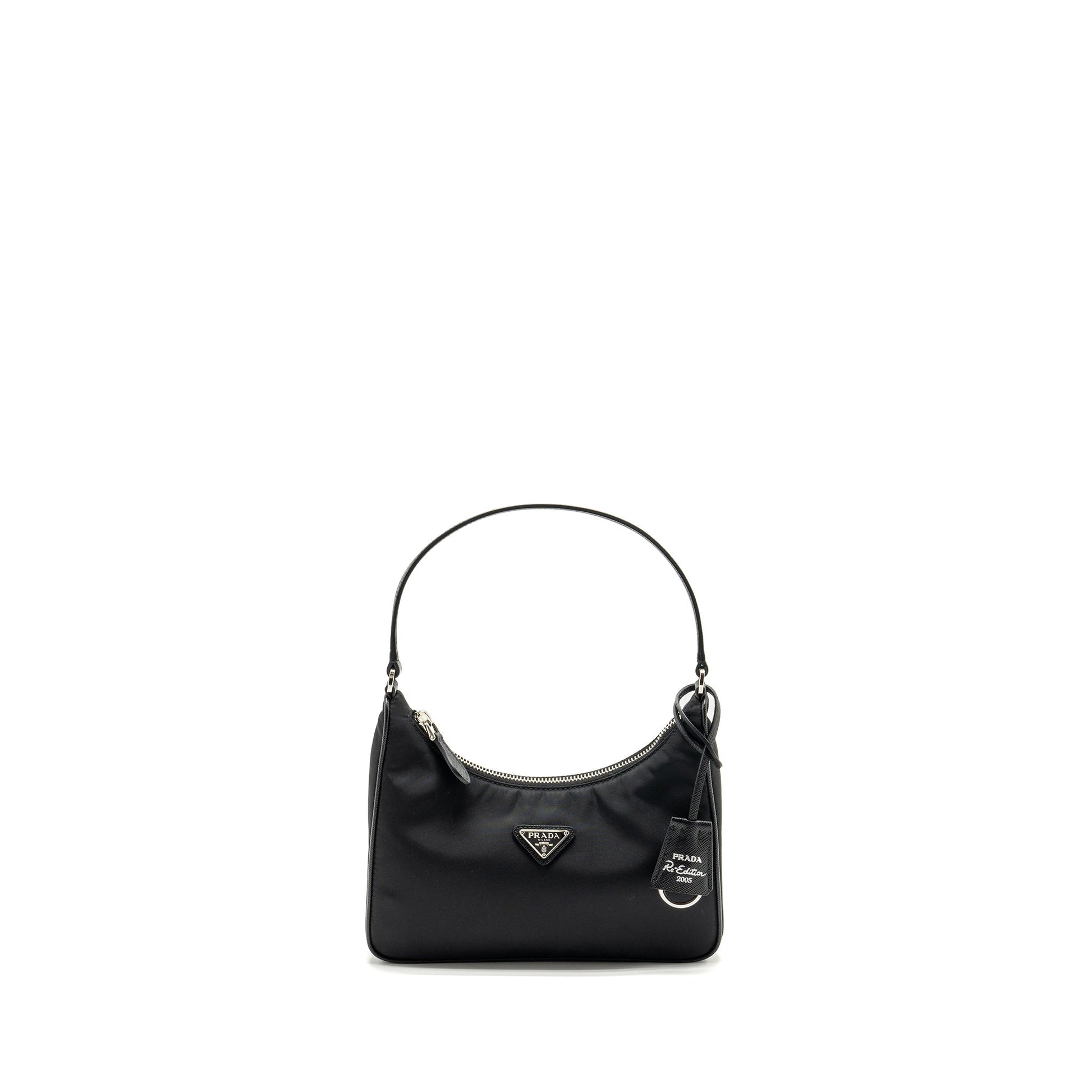 Prada Re-Edition 2005 Re-Nylon and Saffiano Mini Purse Black