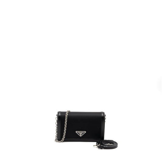 Prada Miniborse Purse Nylon/Leather Black