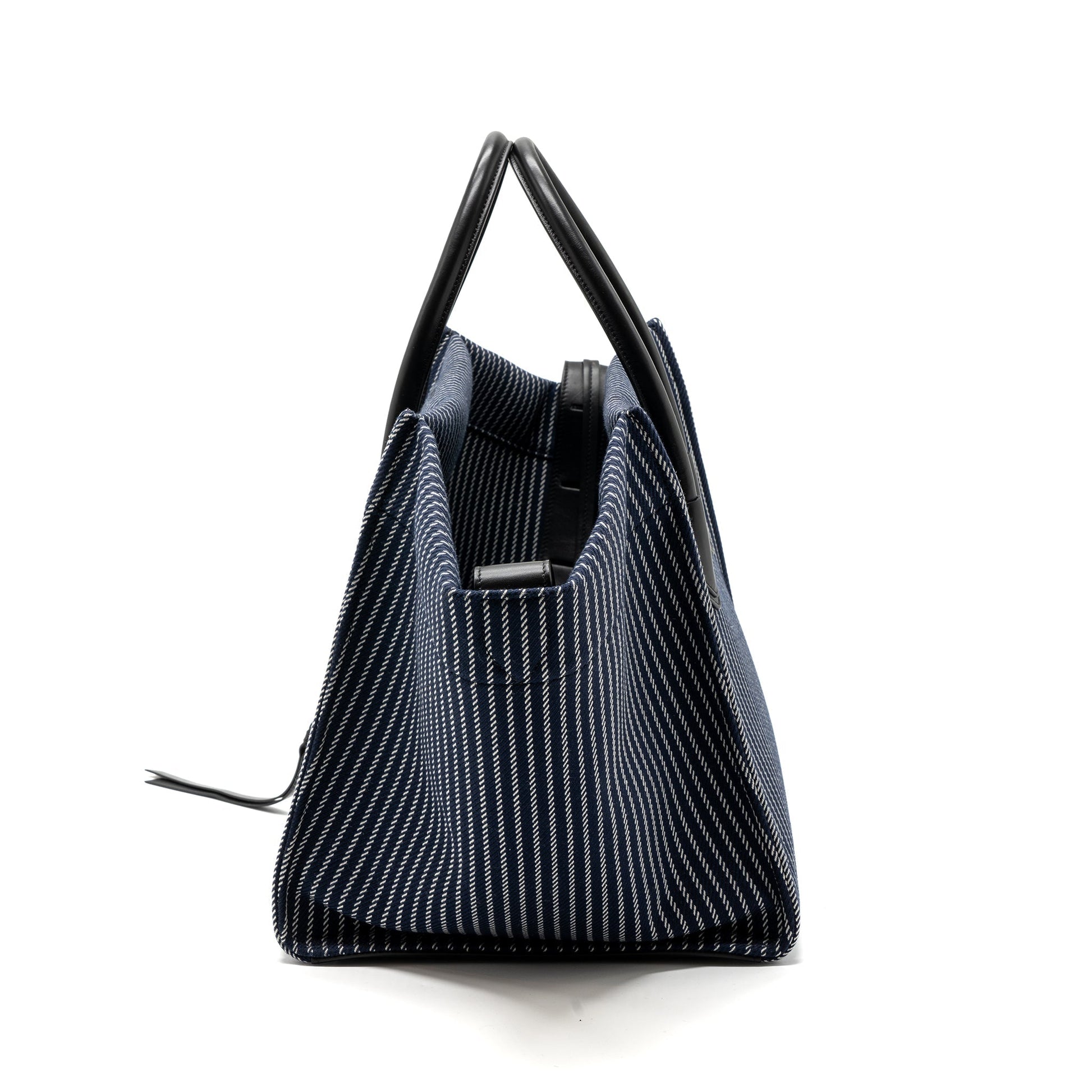 Celine phantom luggage bag canvas / leather dark blue / black GHW