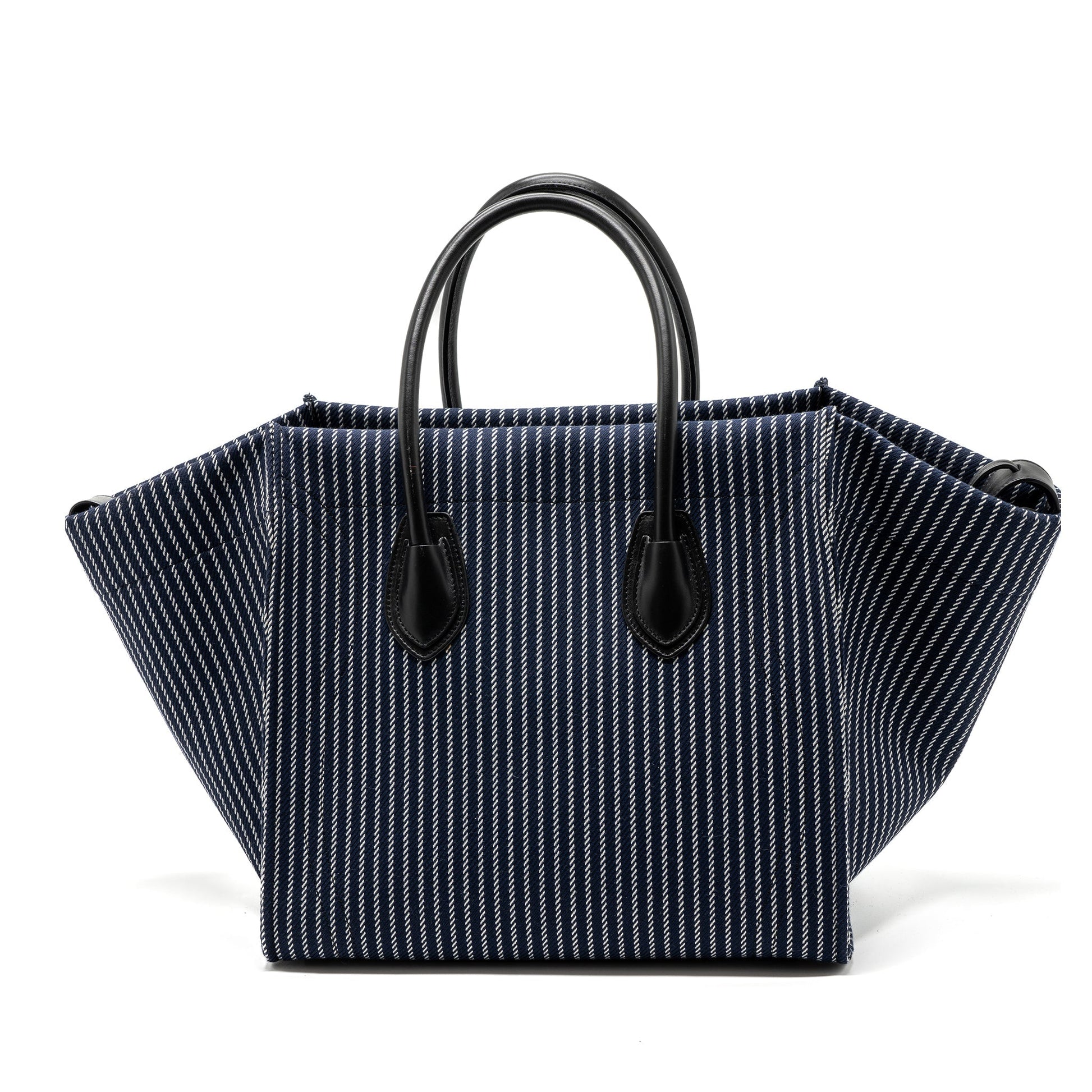 Celine phantom luggage bag canvas / leather dark blue / black GHW