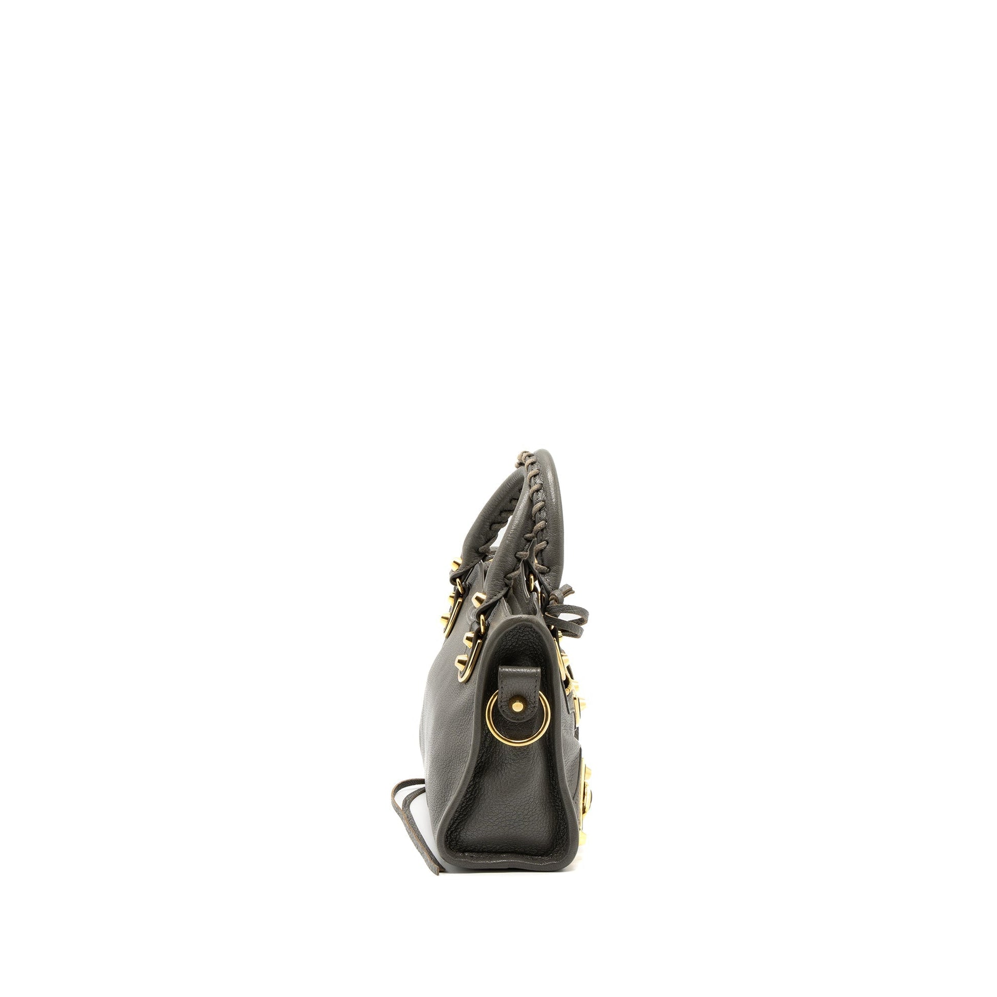 Balenciaga Mini City Bag Grey GHW