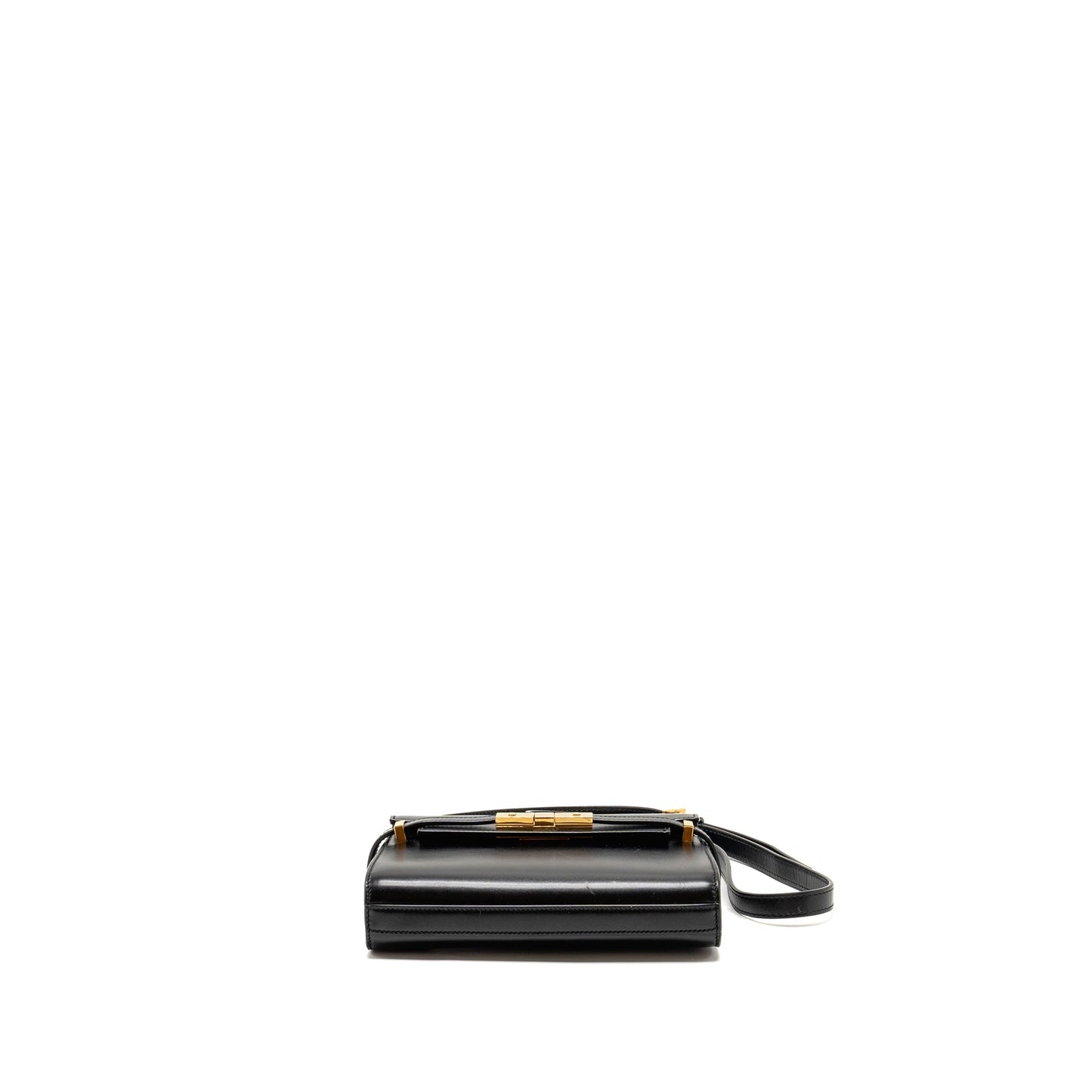 Saint Laurent Mini Manhattan Mini Purse Calfskin Black