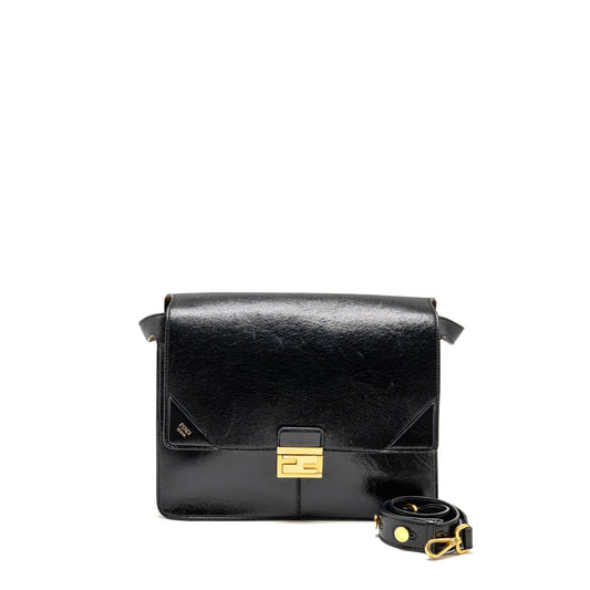 Fendi Kan U Mini Purse Leather Black
