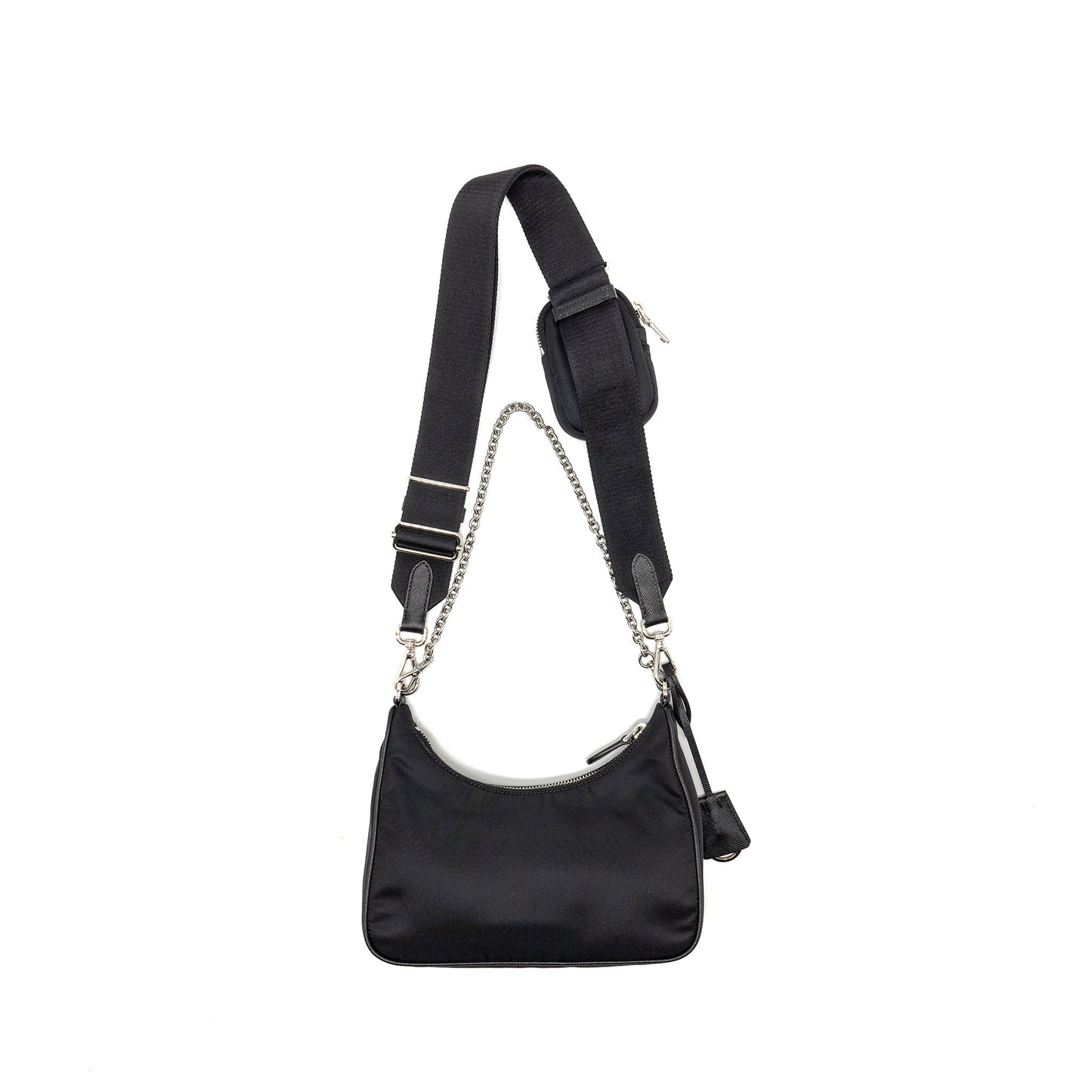 PRADA Re-Edition 2005 Nylon Purse Black