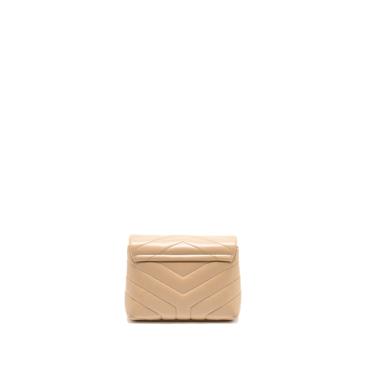 Saint Laurent/ Loulou Toy Strap Purse Calfskin Beige