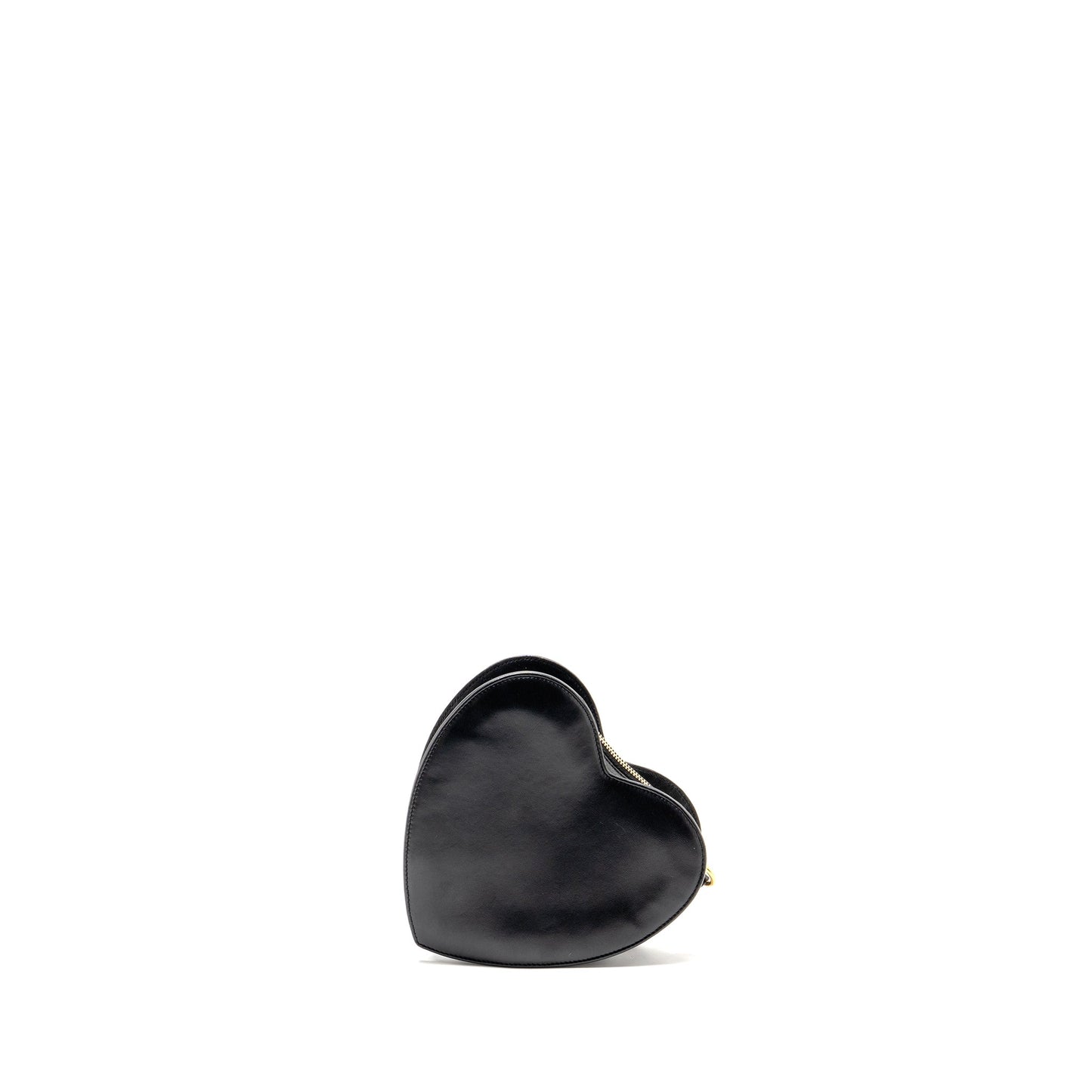 Saint Laurent/ Love Heart Clutch Lambskin Black