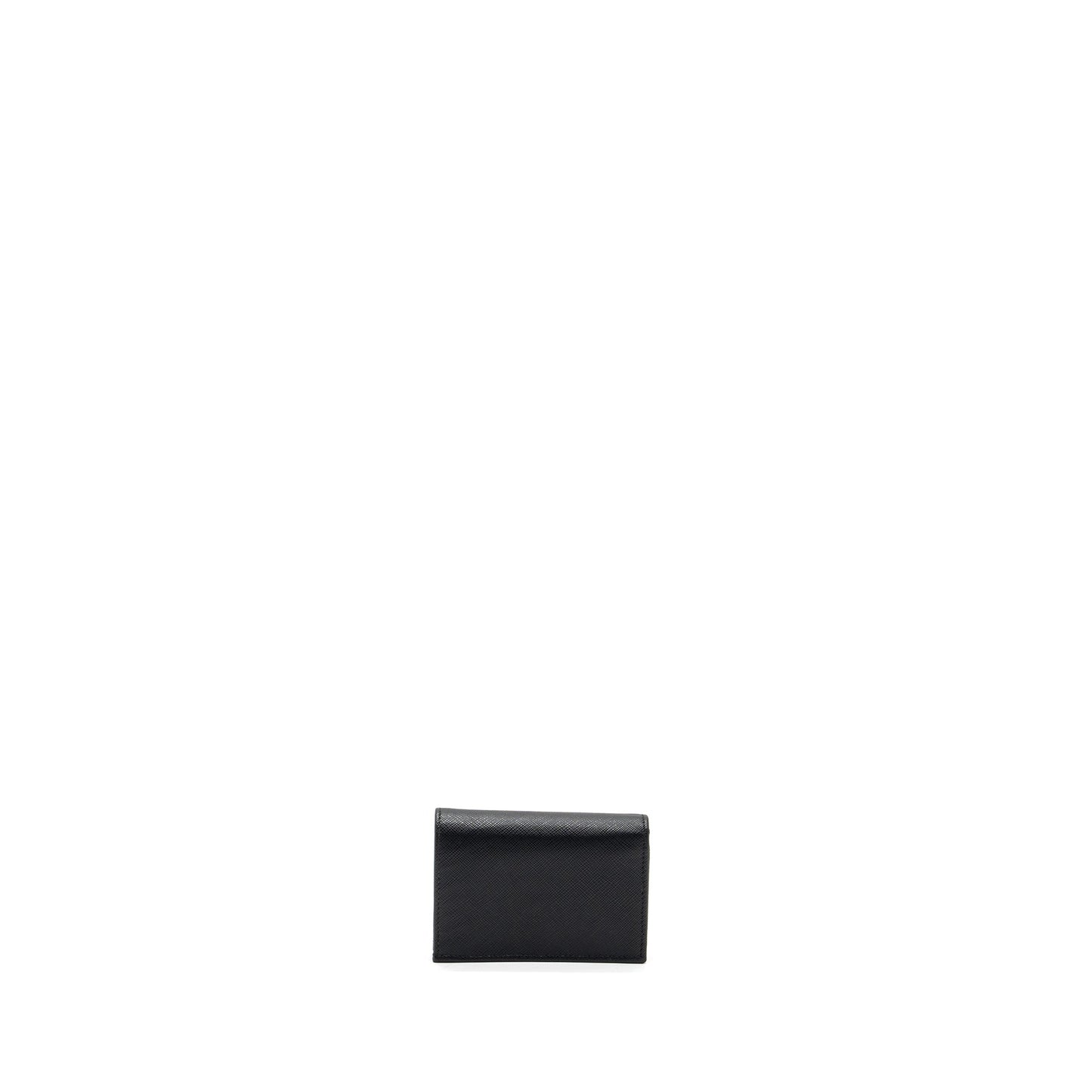 Prada saffiano wallet calfskin black