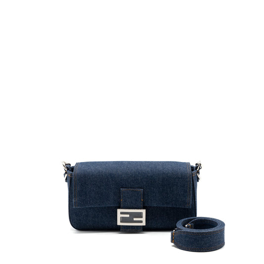 Fendi Baguette Denim Blue