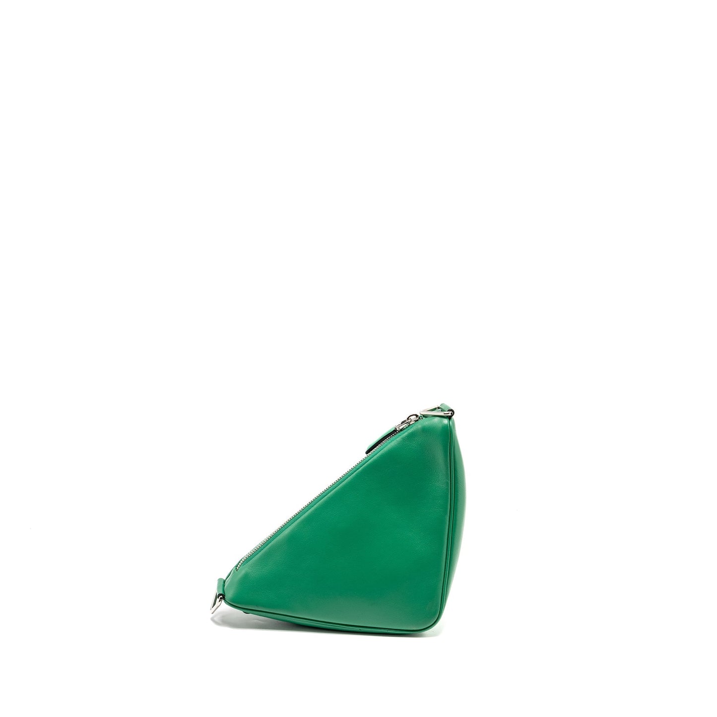 Prada Triangle Mini Purse Leather Green