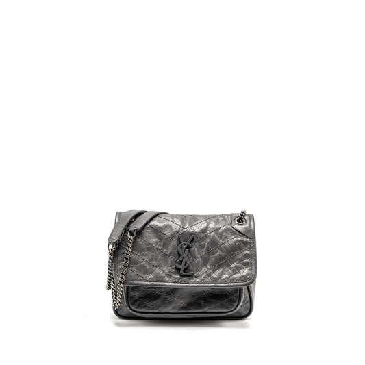Saint Laurent Niki Baby calfskin grey
