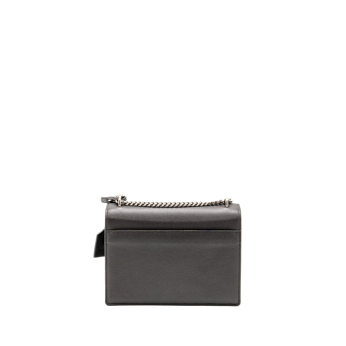 Saint Laurent/ Medium Sunset Purse Calfskin Grey