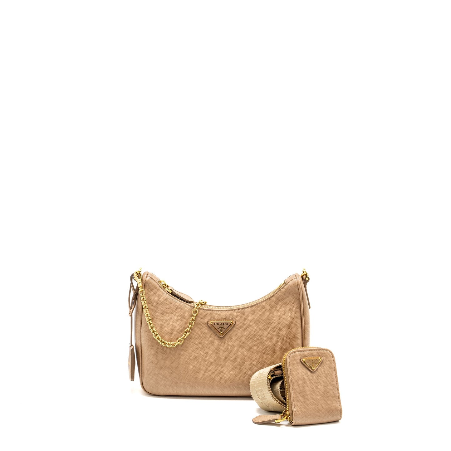 Prada Re-edition 2005 Saffiano Leather Cammeo