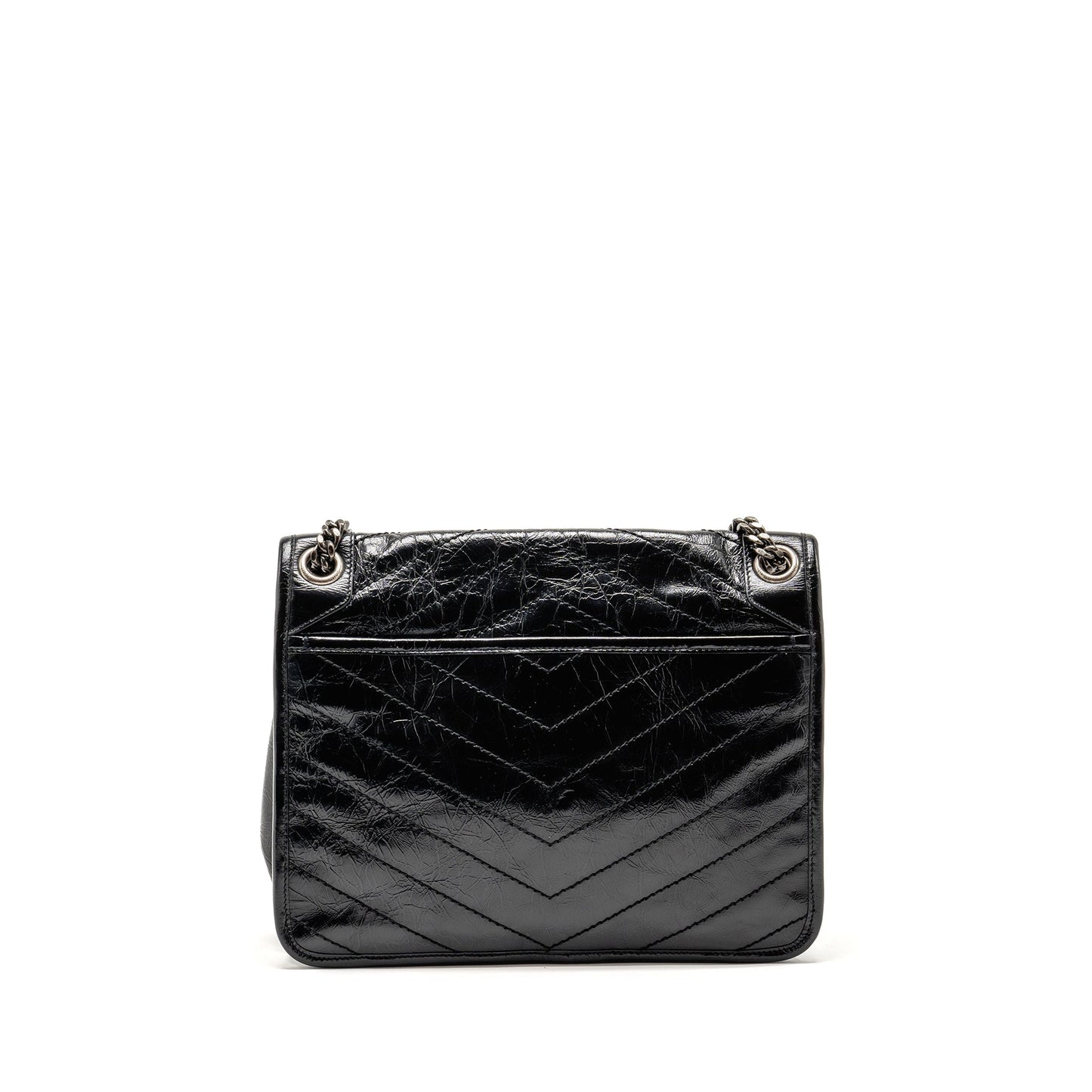 Saint Laurent/ Medium Niki Purse Vintage Calfskin Black
