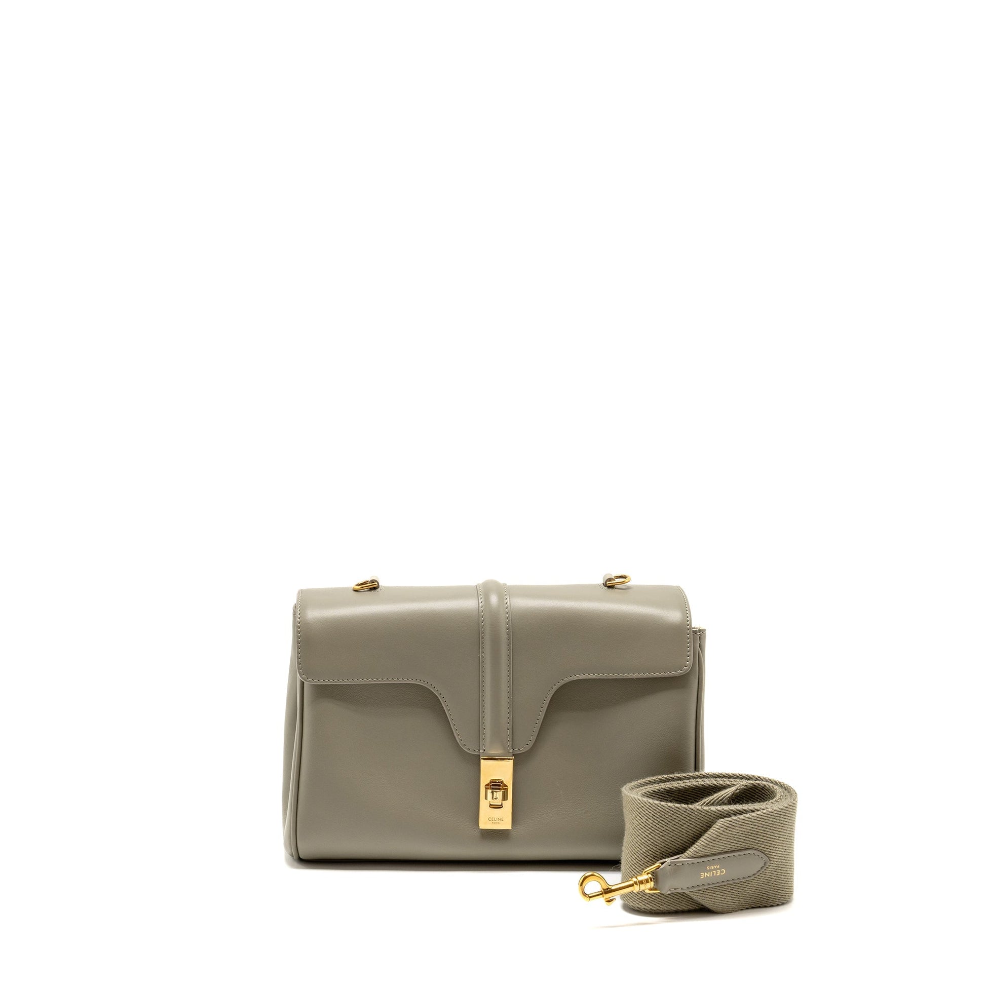 Celine Teen Soft calfskin light olive green GHW
