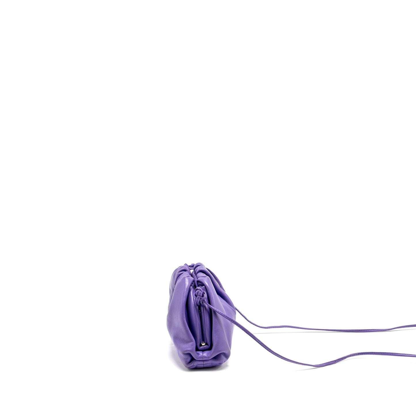 Bottega Veneta Mini Pouch Calfskin Purple