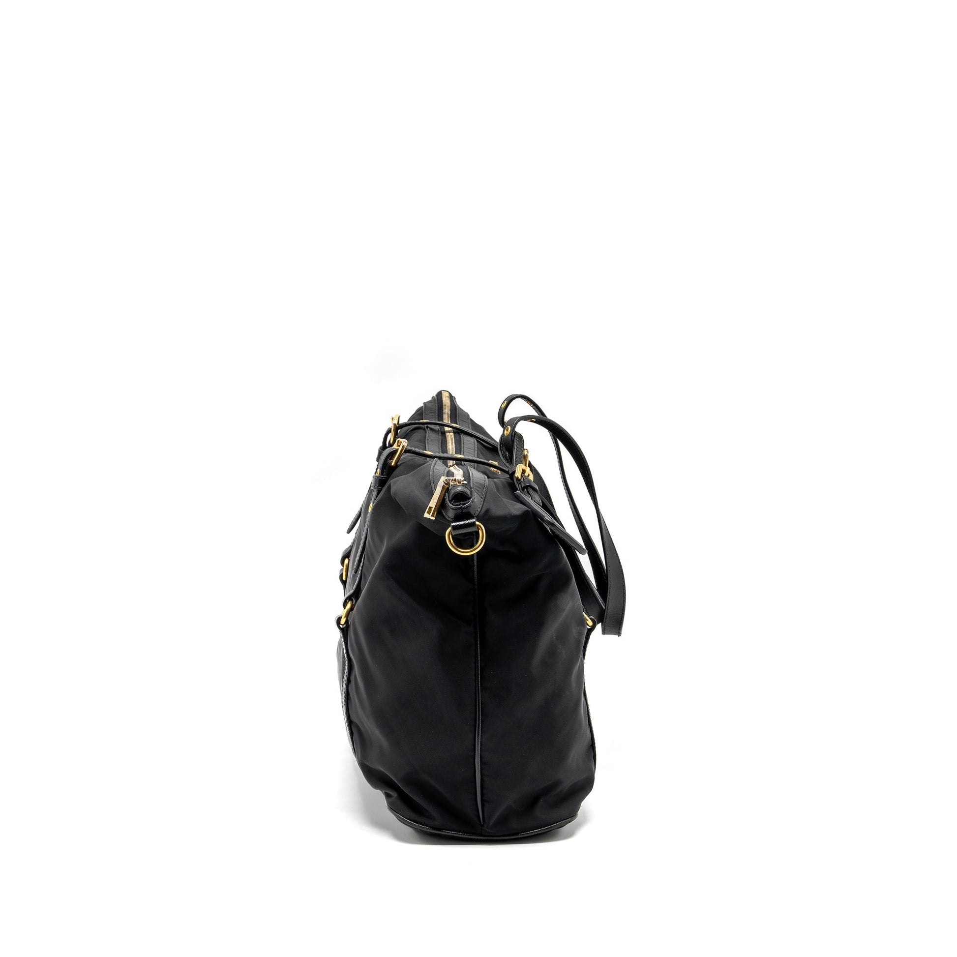 Prada Zip nylon Purse black