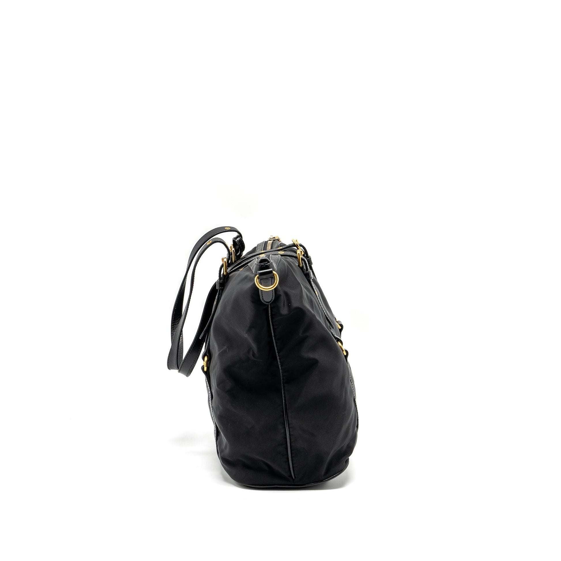 Prada Zip nylon Purse black