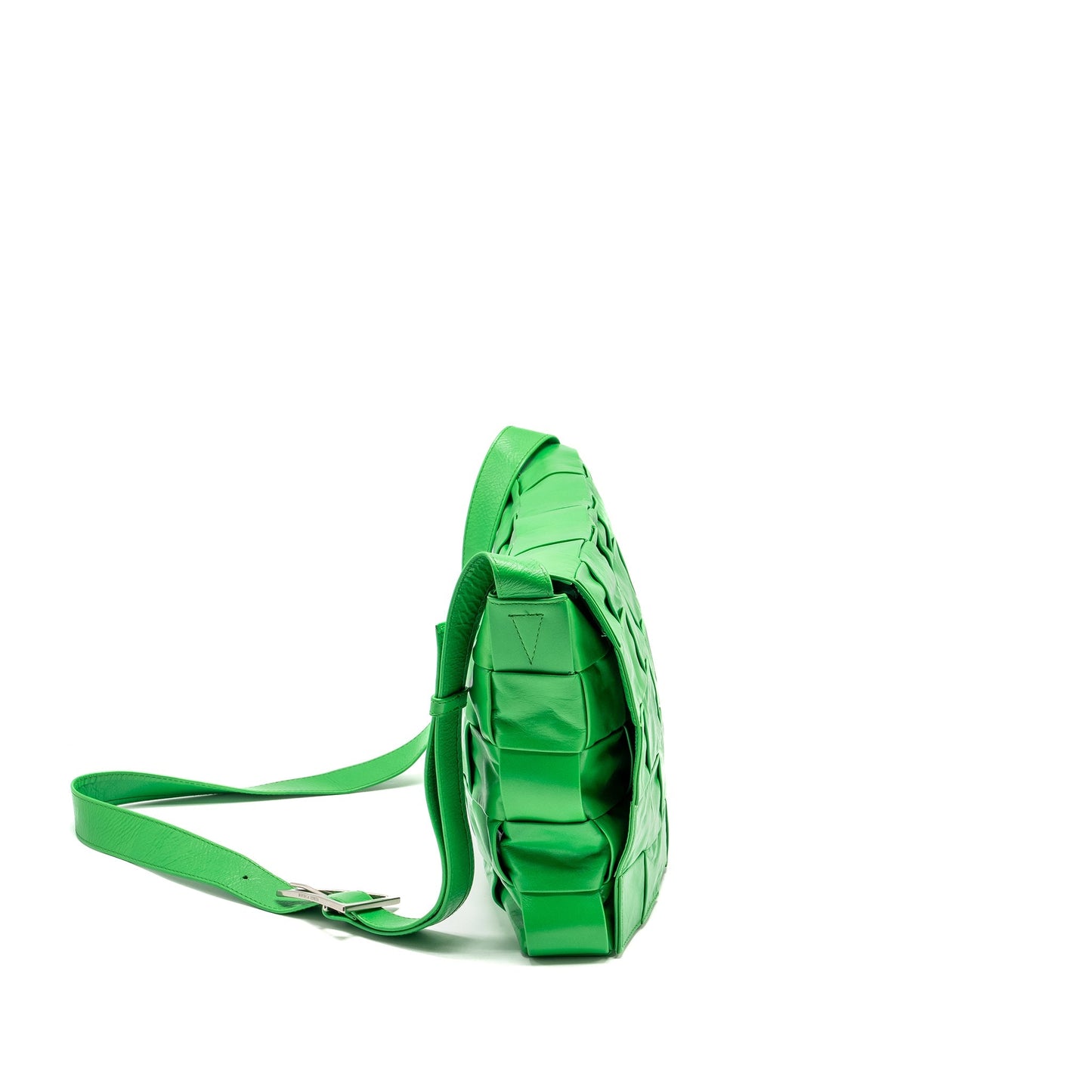 Bottega Veneta Maxi Cassette Purse Lambskin Green