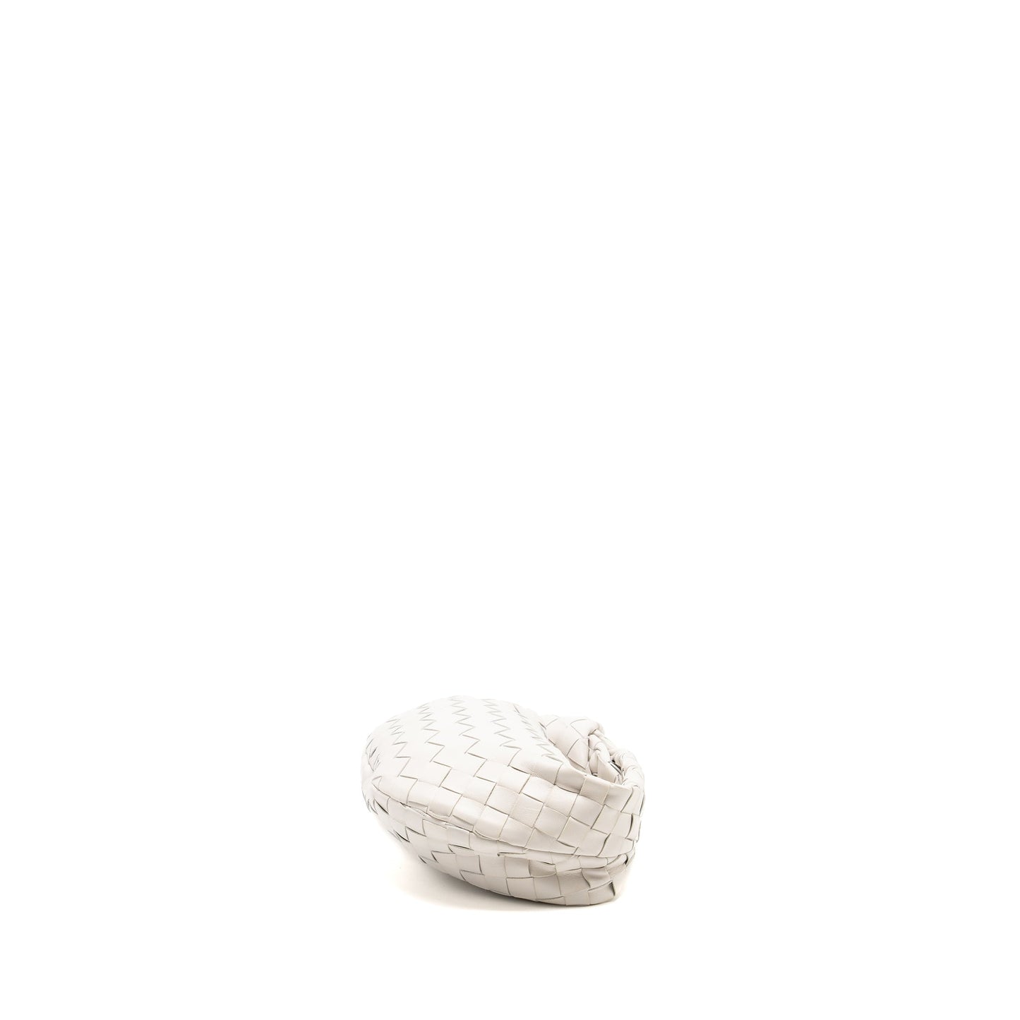 Bottega Veneta Mini Jodie Lambskin White