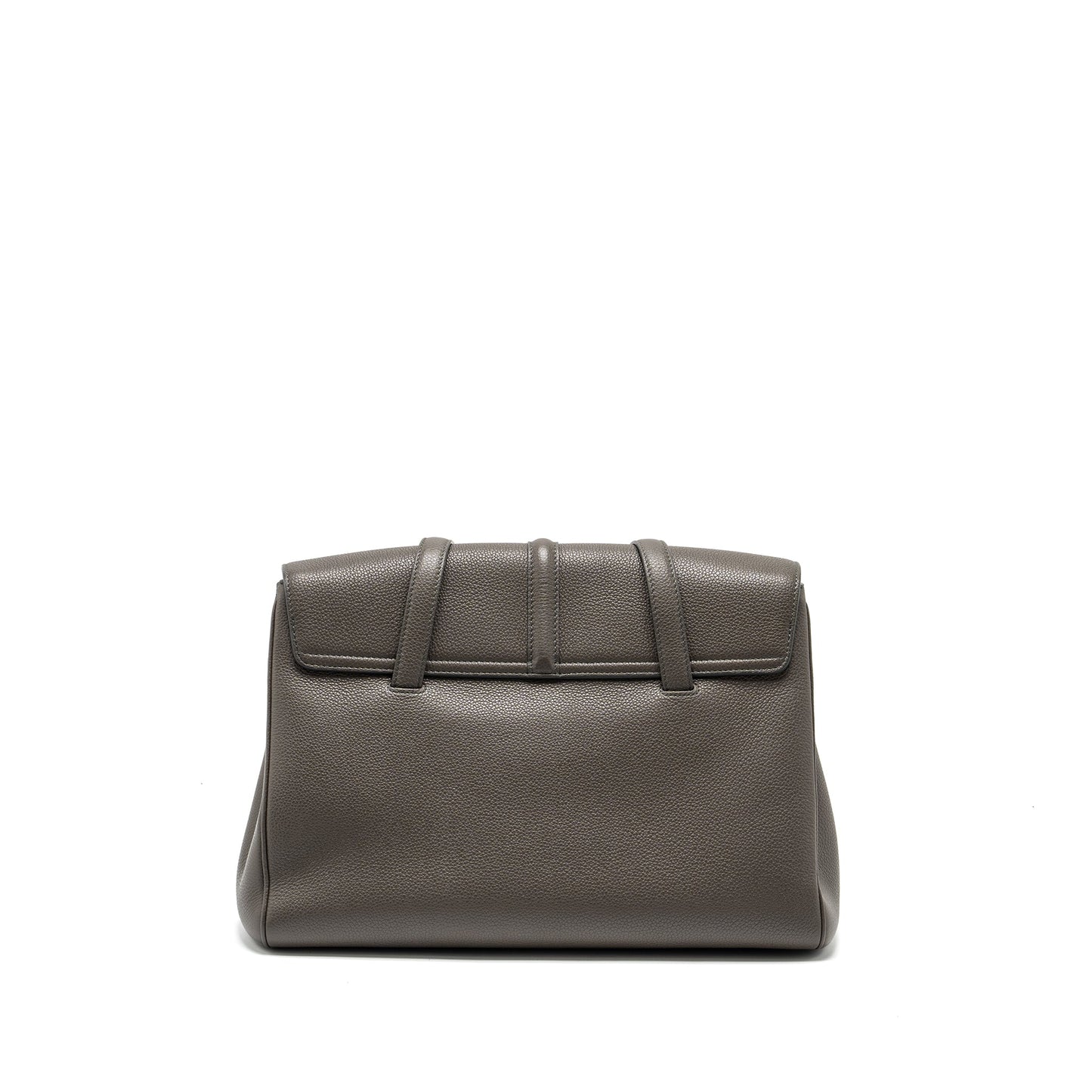 Celine Medium Soft Bag Grained Calfskin grey GHW