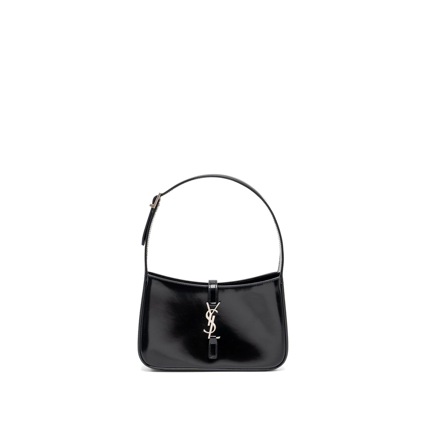 Saint Laurent Le 5 A 7 shiny calfskin black