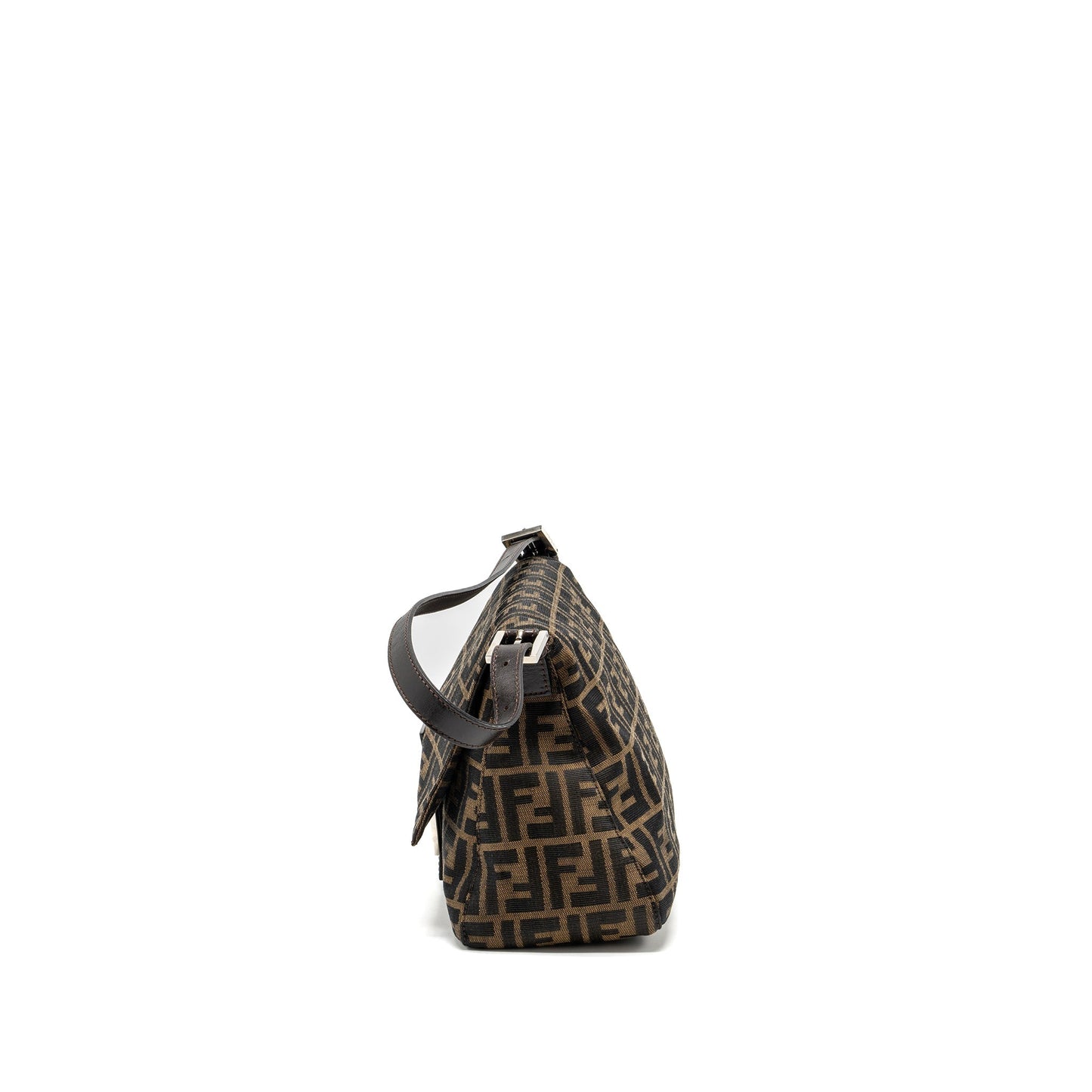 Fendi   Zucca Mamma Baguette Purse canvas brown