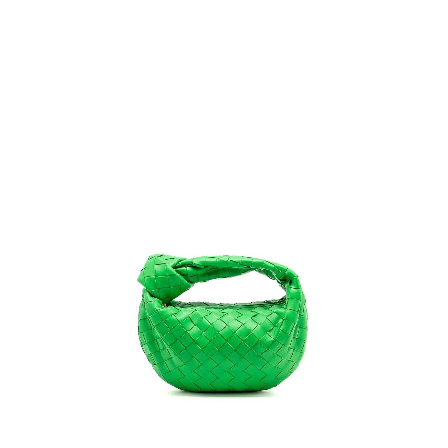 Bottega Veneta Mini Jodie Lambskin Green