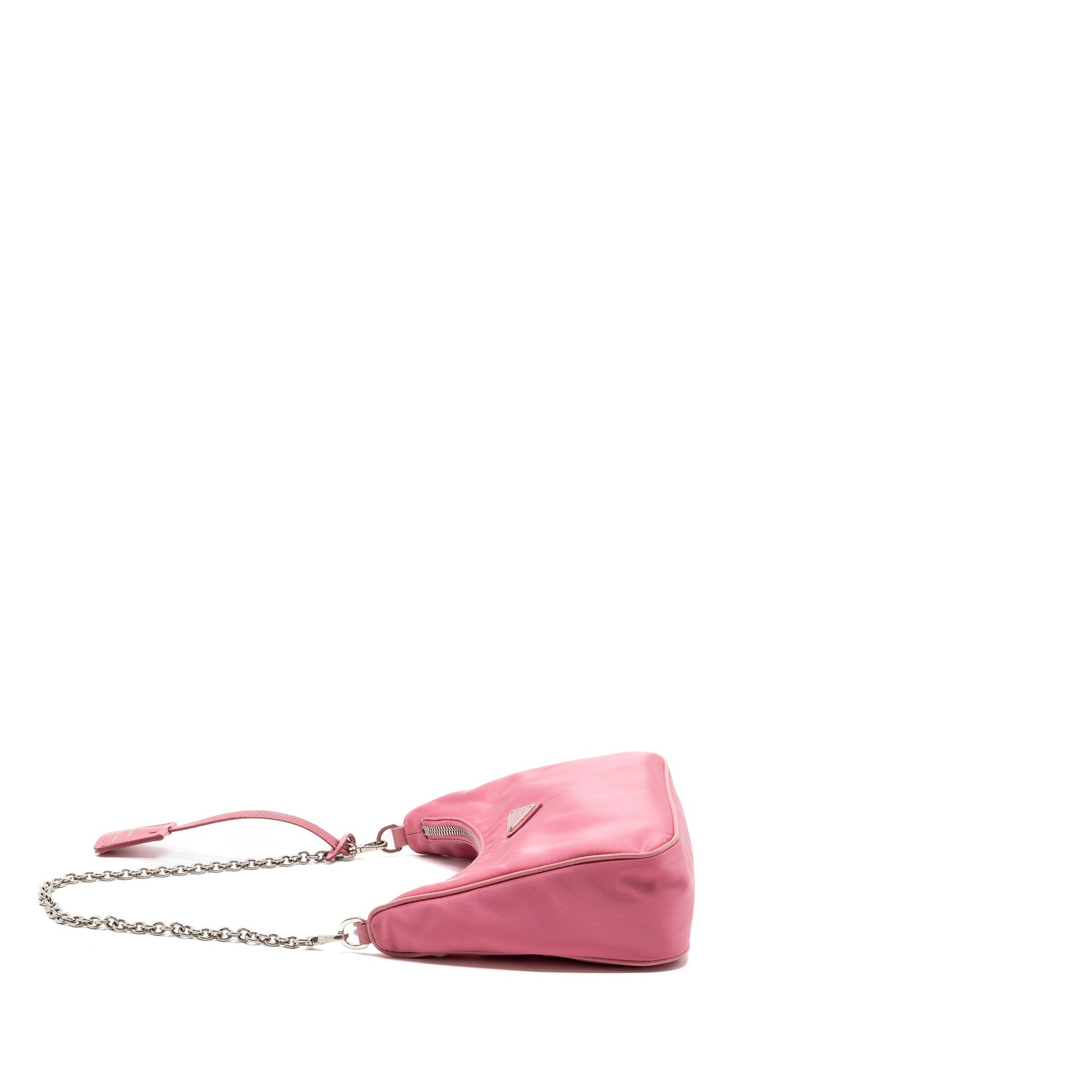 Prada re-edition 2005 nylon/ leather pink