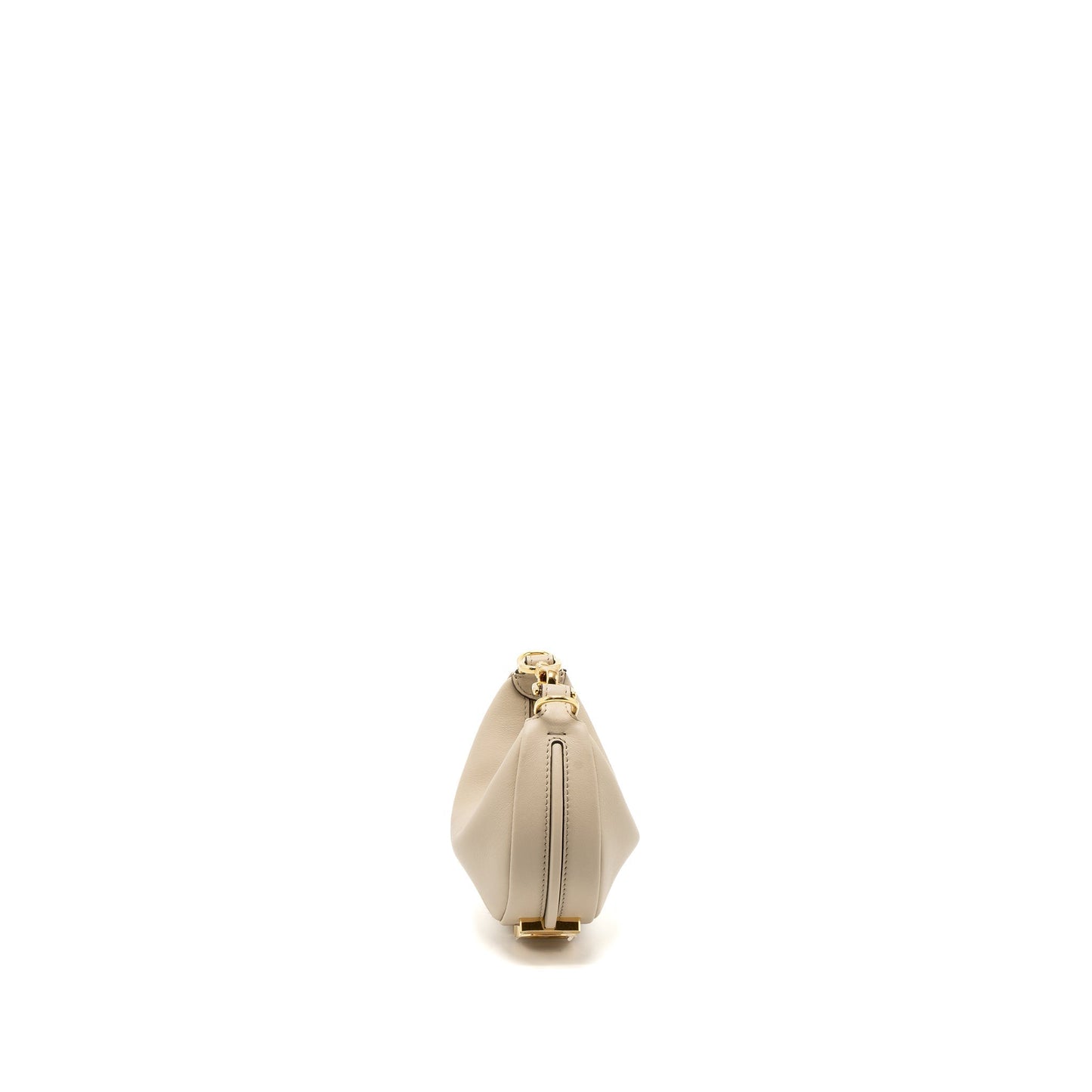 Fendi Nano Fendigraphy Leather Charm Calfskin Beige