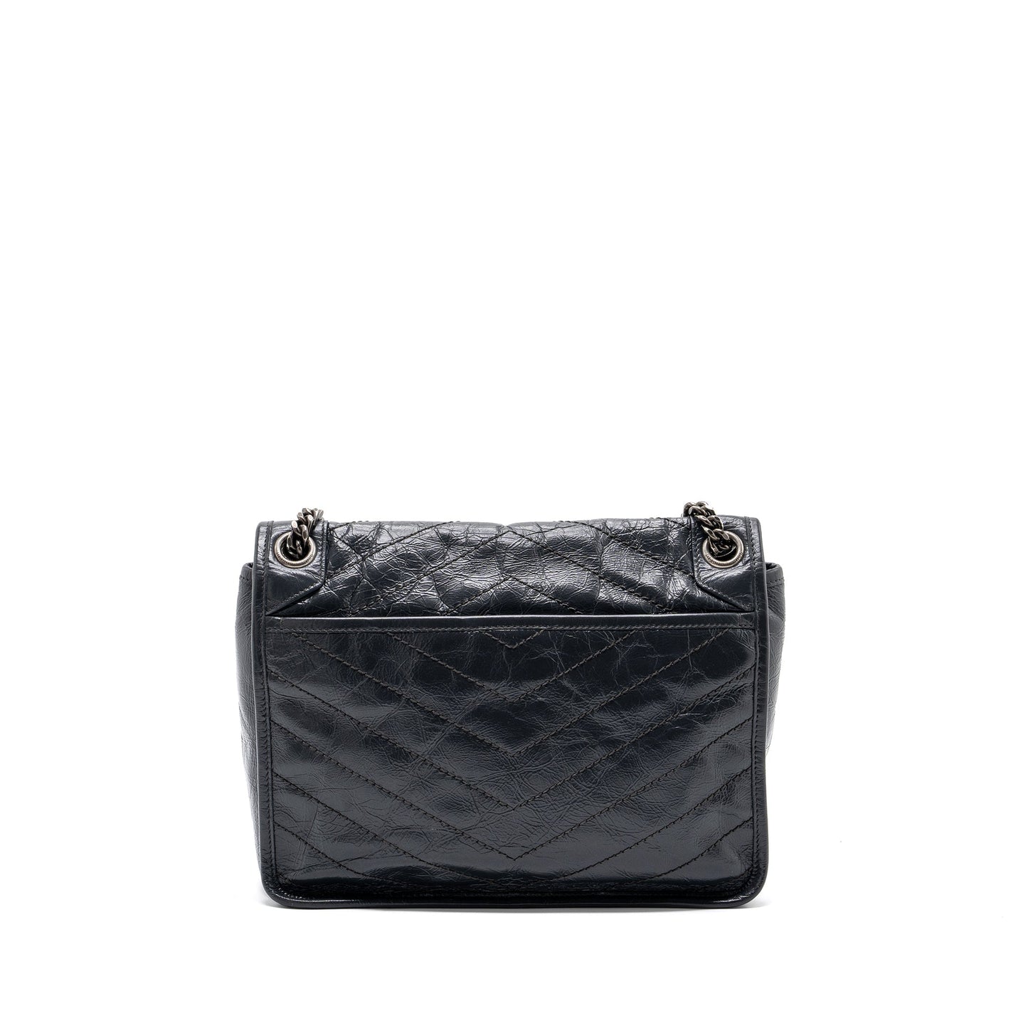 Saint laurent Medium Niki calfskin dark grey