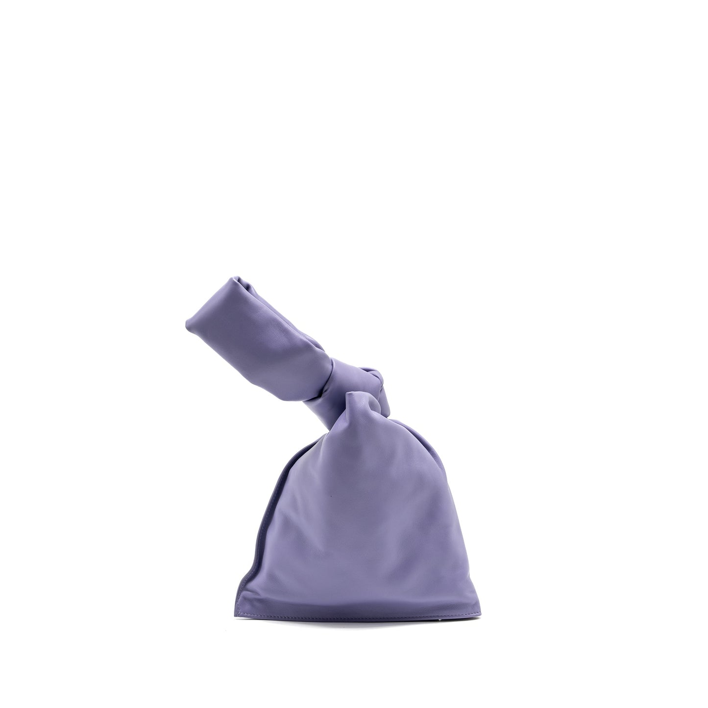 Bottega Veneta Twist Purse Leather Light Purple